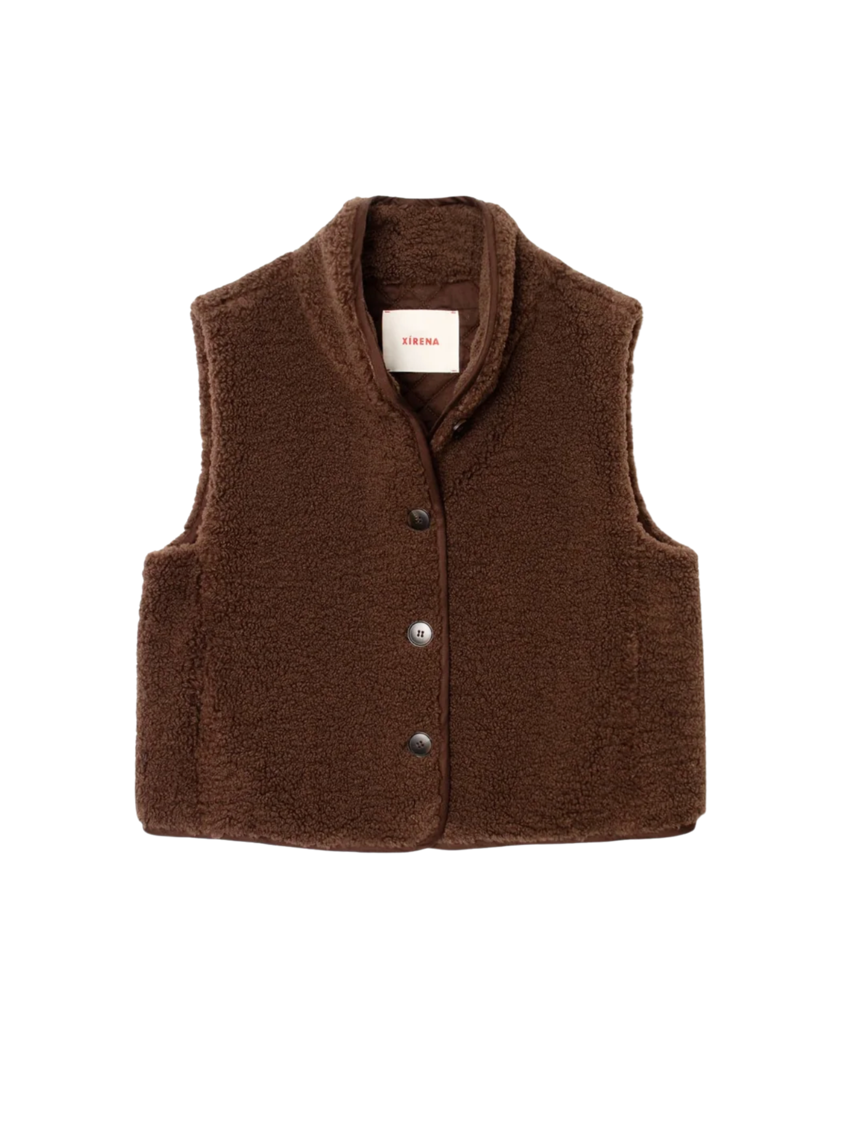 Kensi Vest - Chocolate Brown