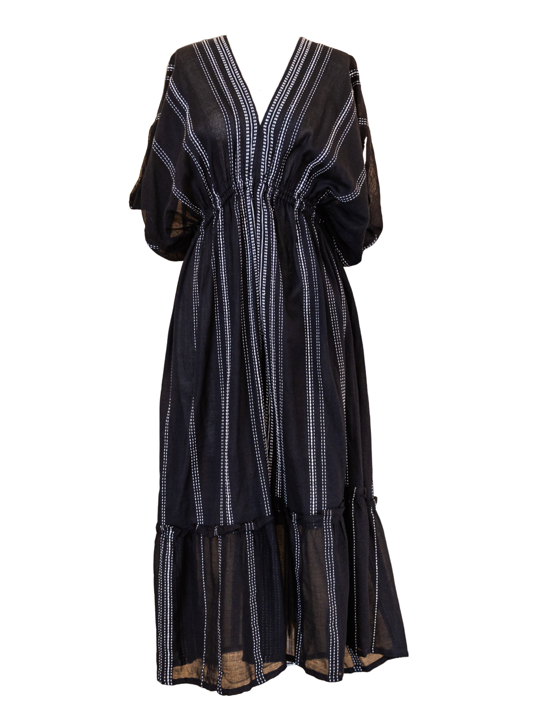Leila Plunge Dress - Leliti Black