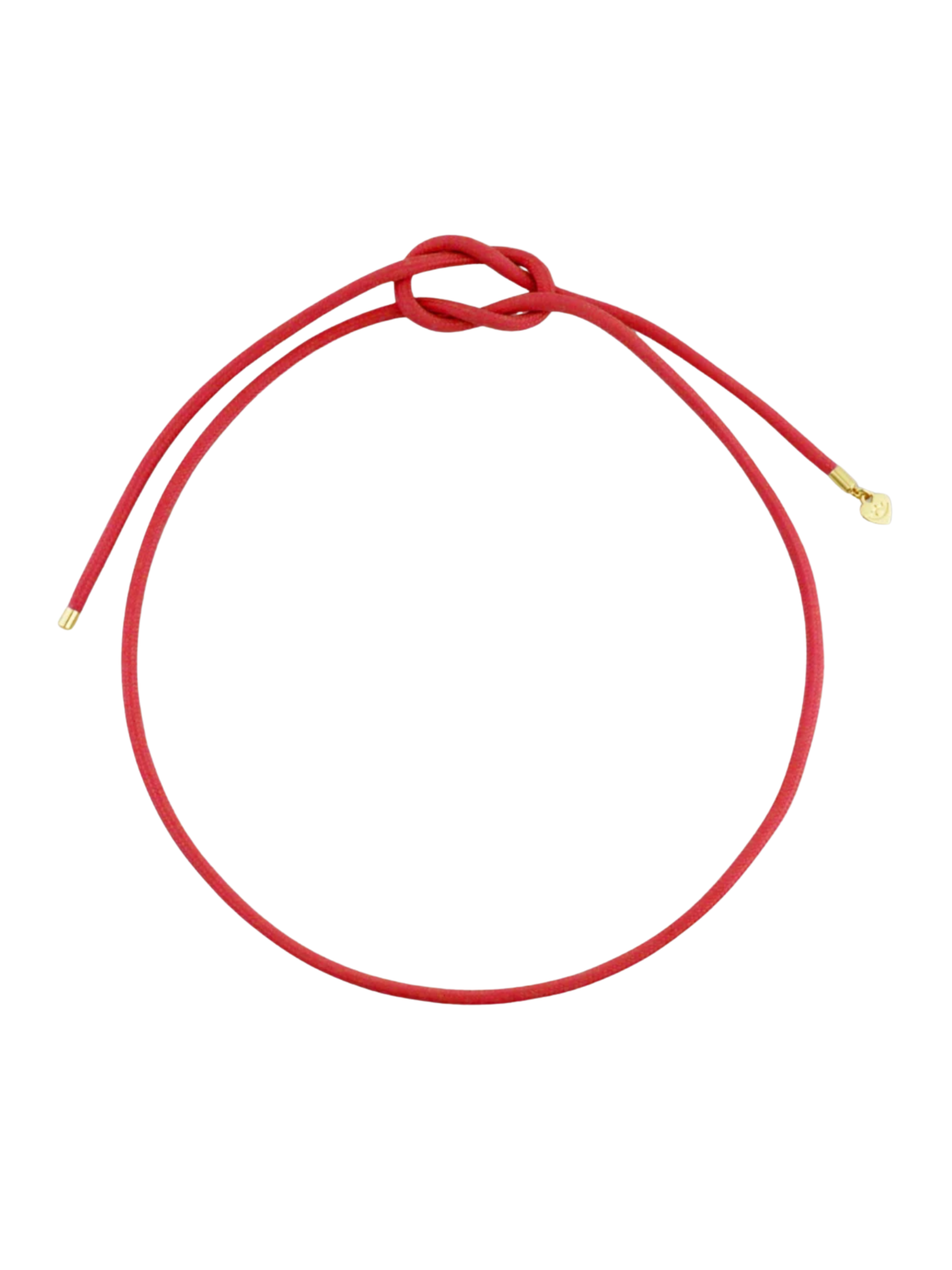 Coral Red Necklace Cord