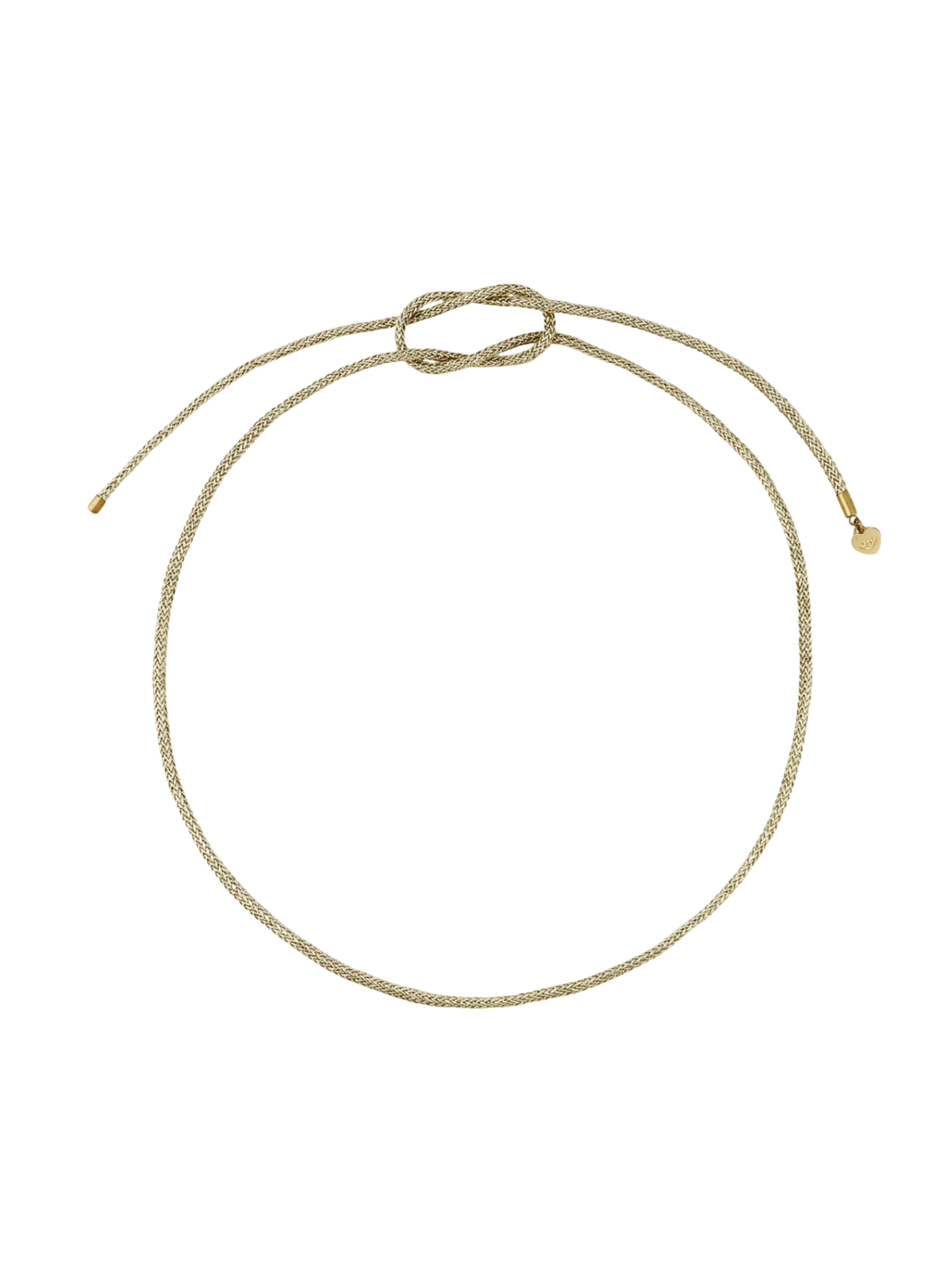 Gold Lurex Necklace Cord
