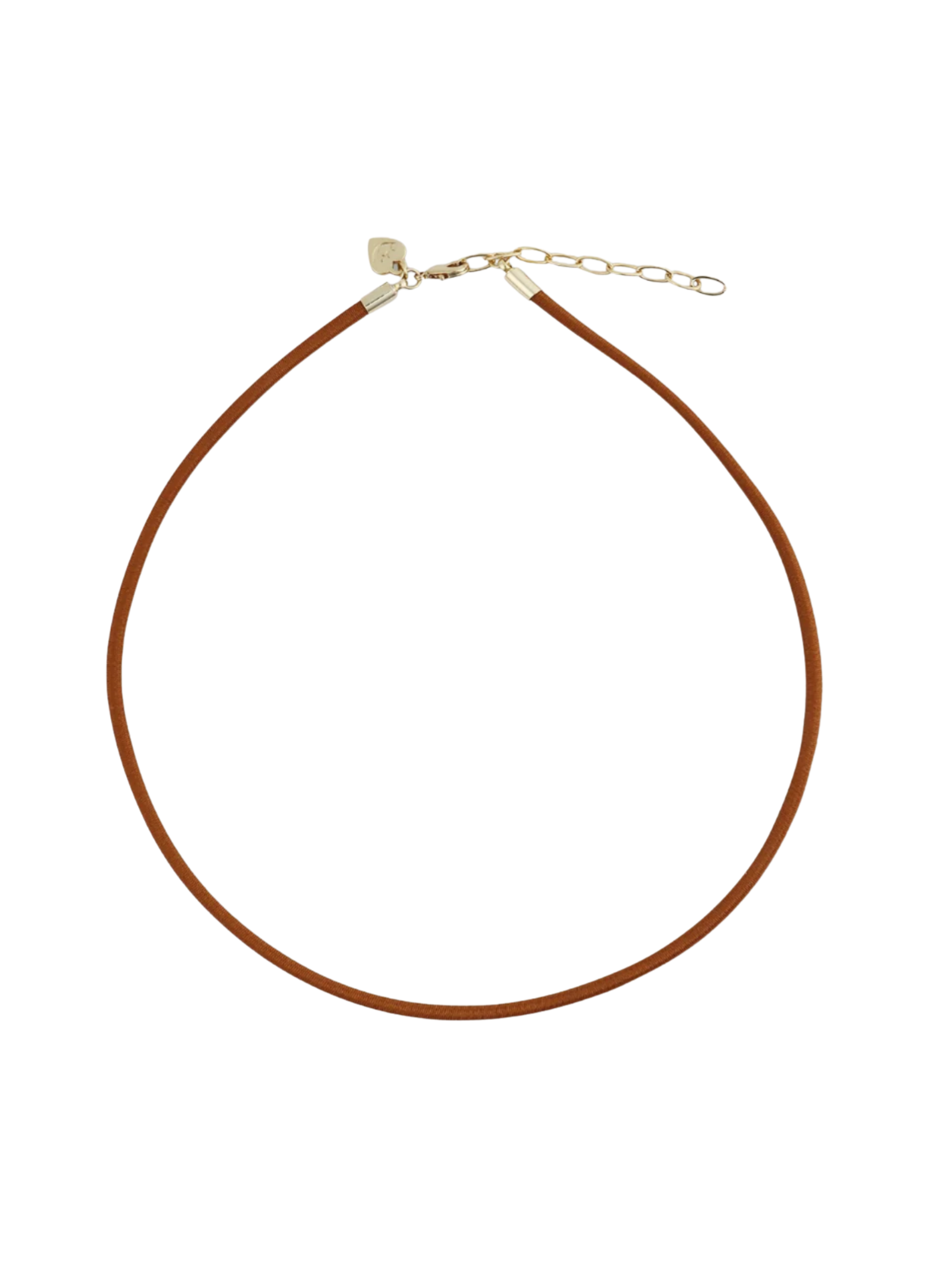Copper Clasp Cord Necklace