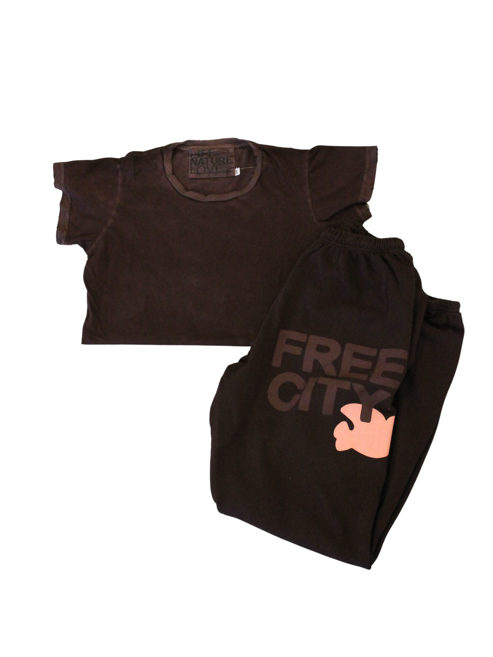 FreeCity Large Sweatpant - Chocolate Rabbit