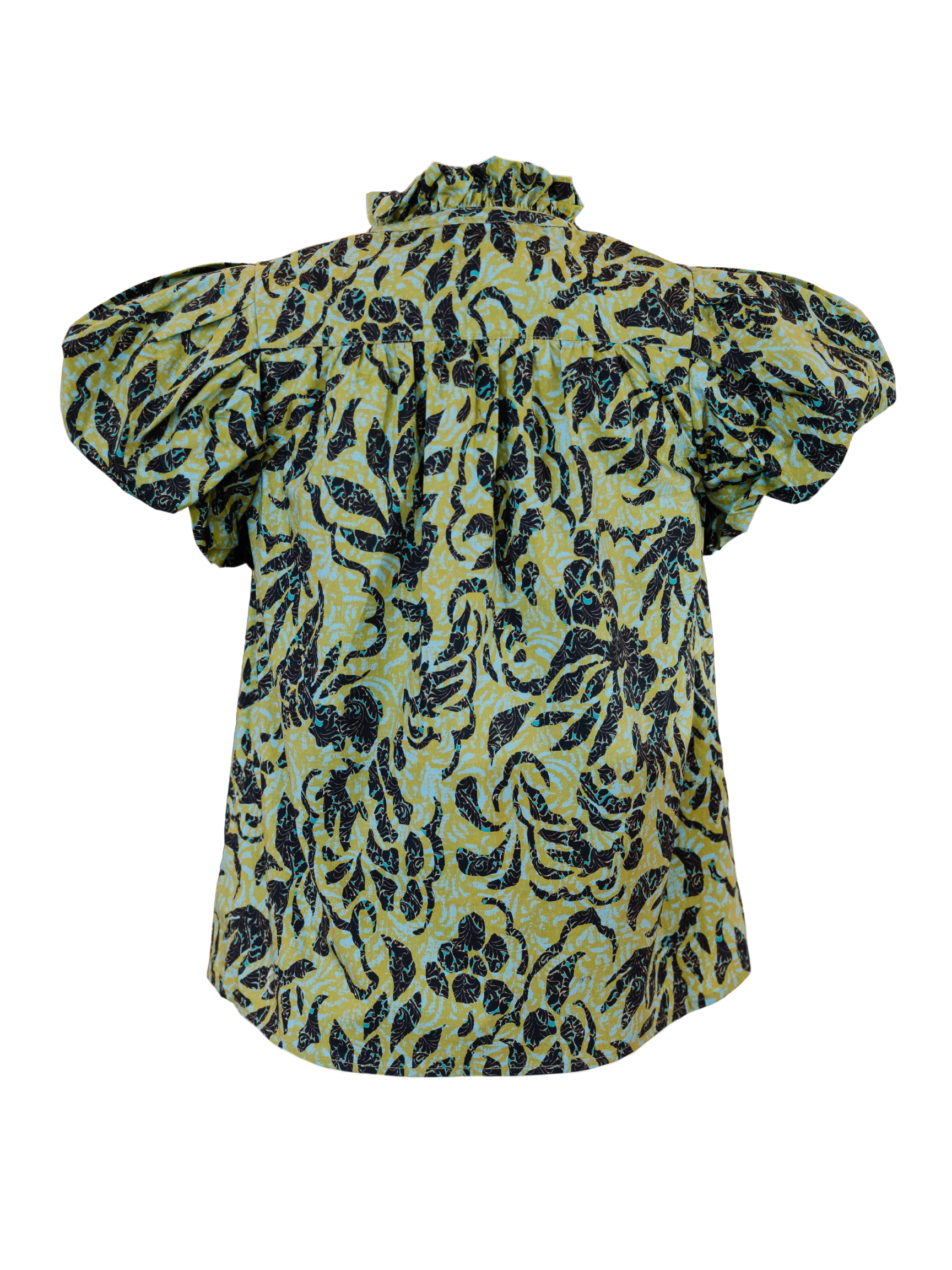 Estela SS Cotton Top - Chartreuse