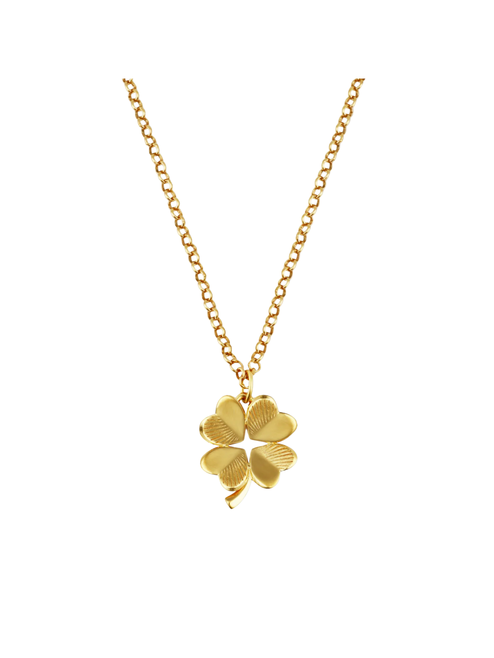 Small Luck and Love Clover Necklace