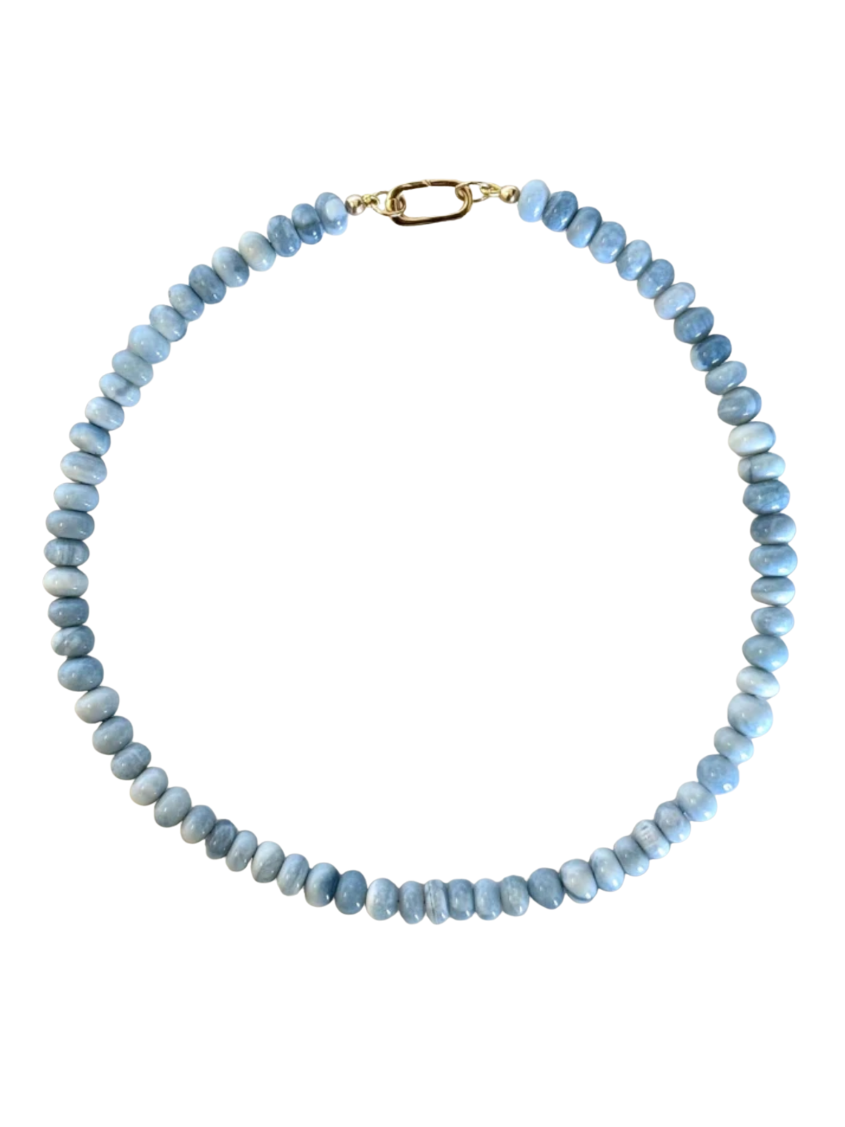Multi Blue Opal Gemstone Necklace