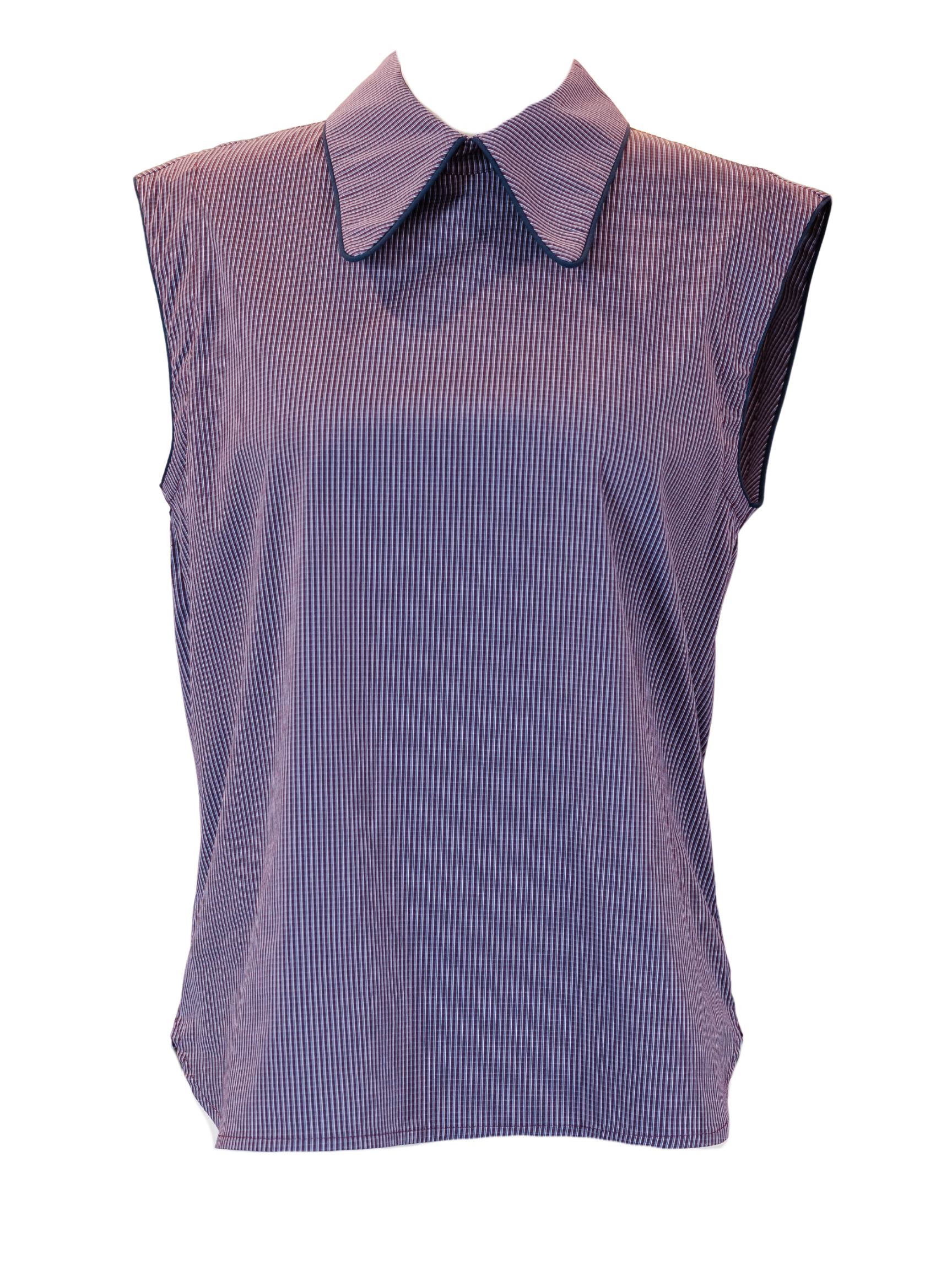 Oslo Top - Violet Check