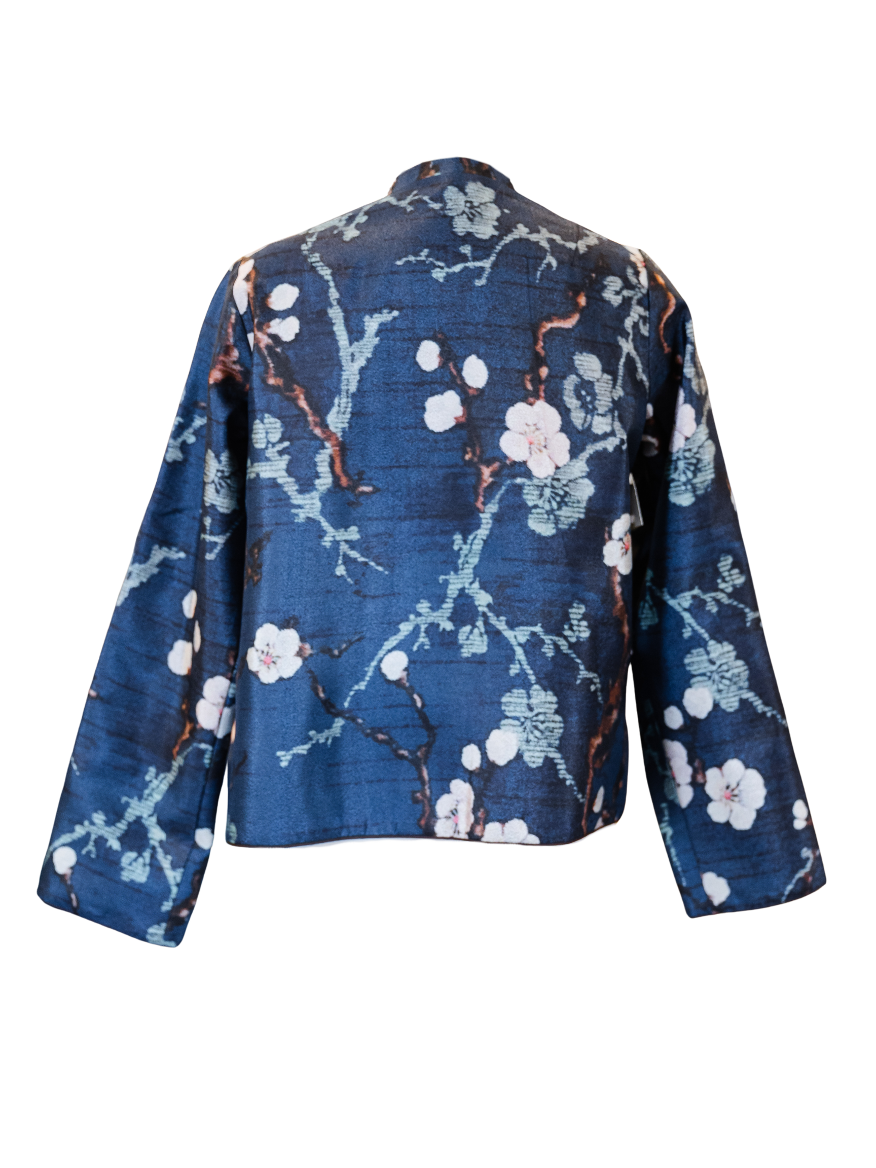 Reversible Print Jacket - Teal
