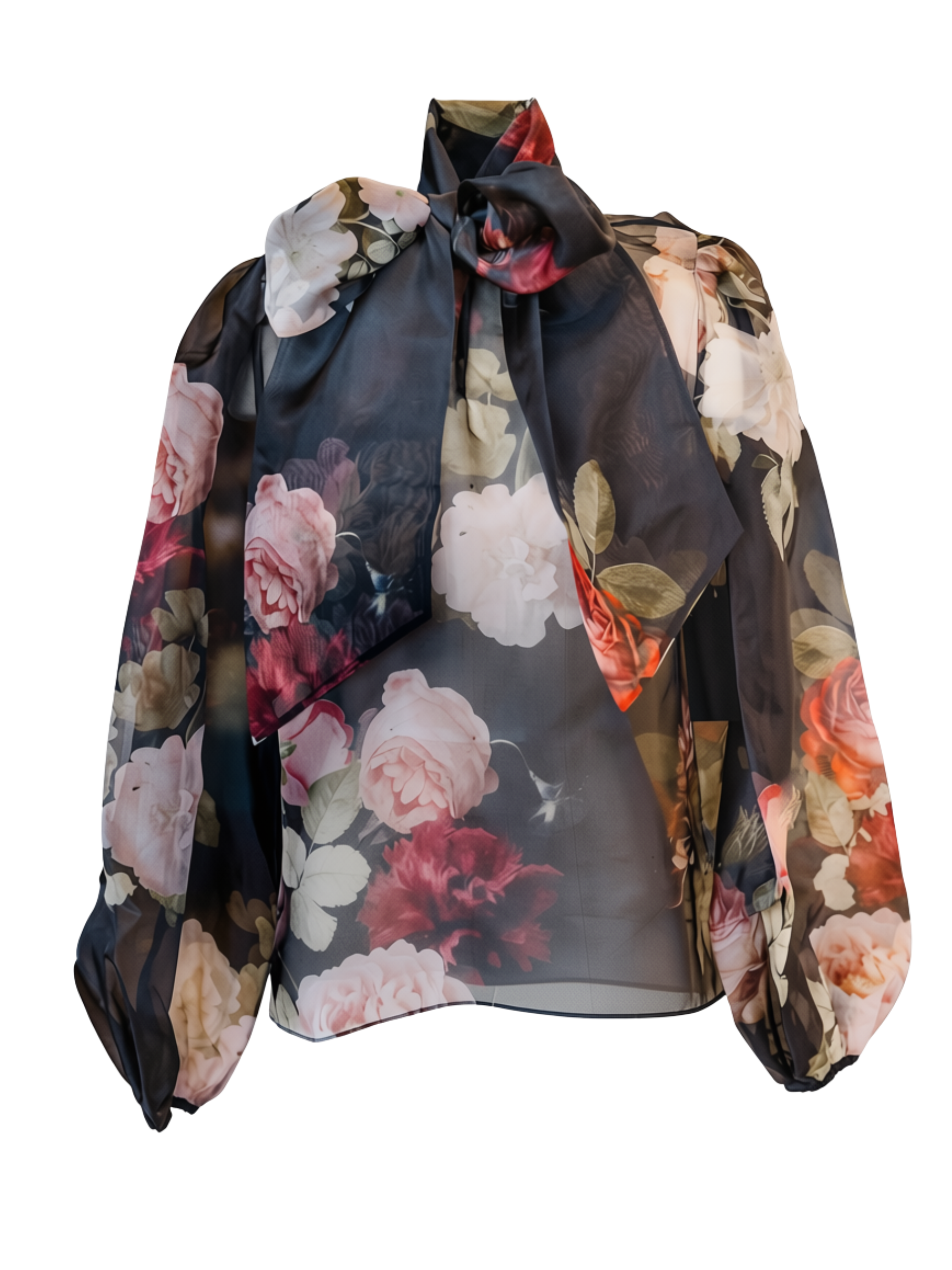 Peregrine Blouse - Noir Rose