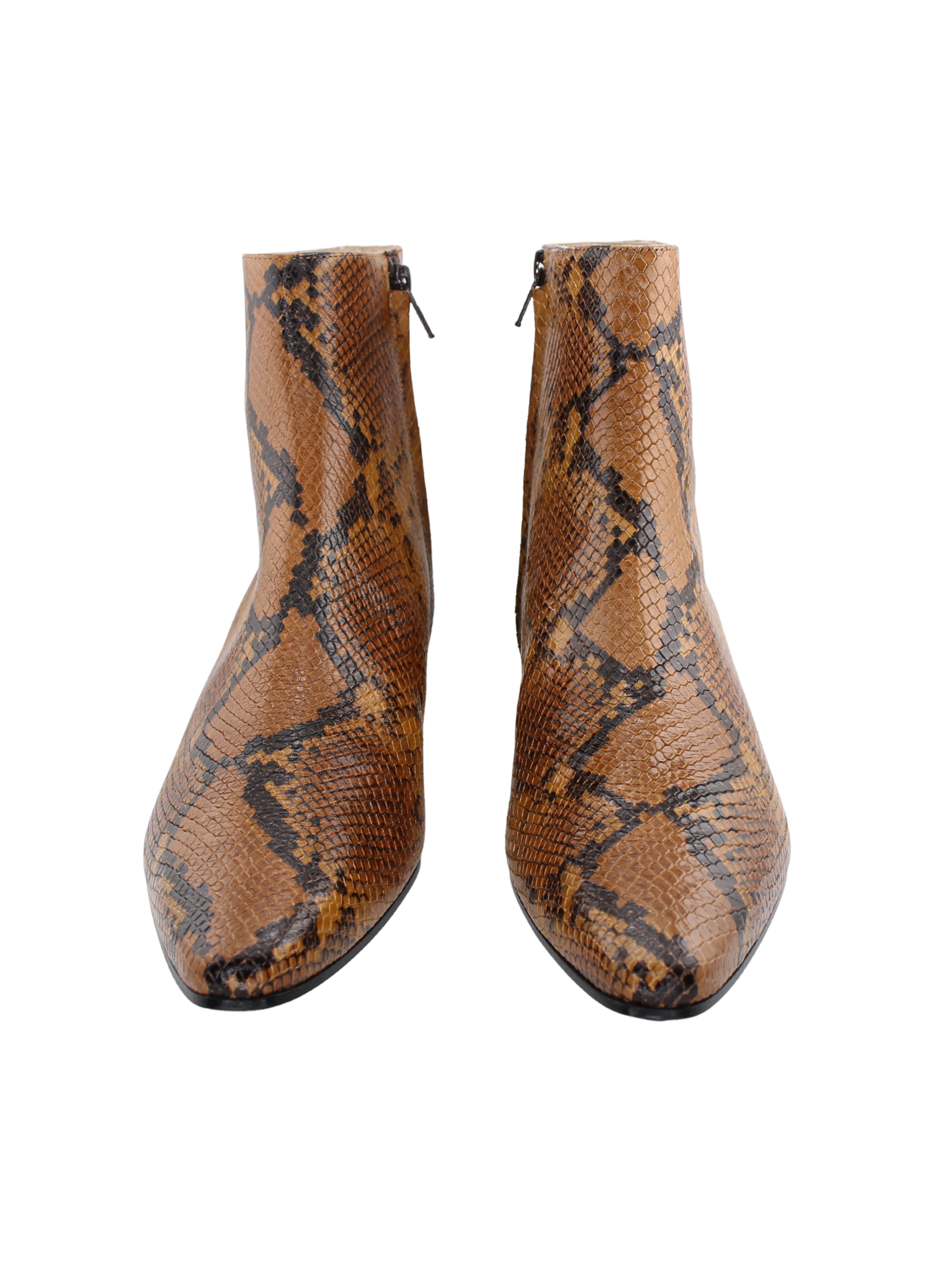 The Lennon Boot - Mustard Python