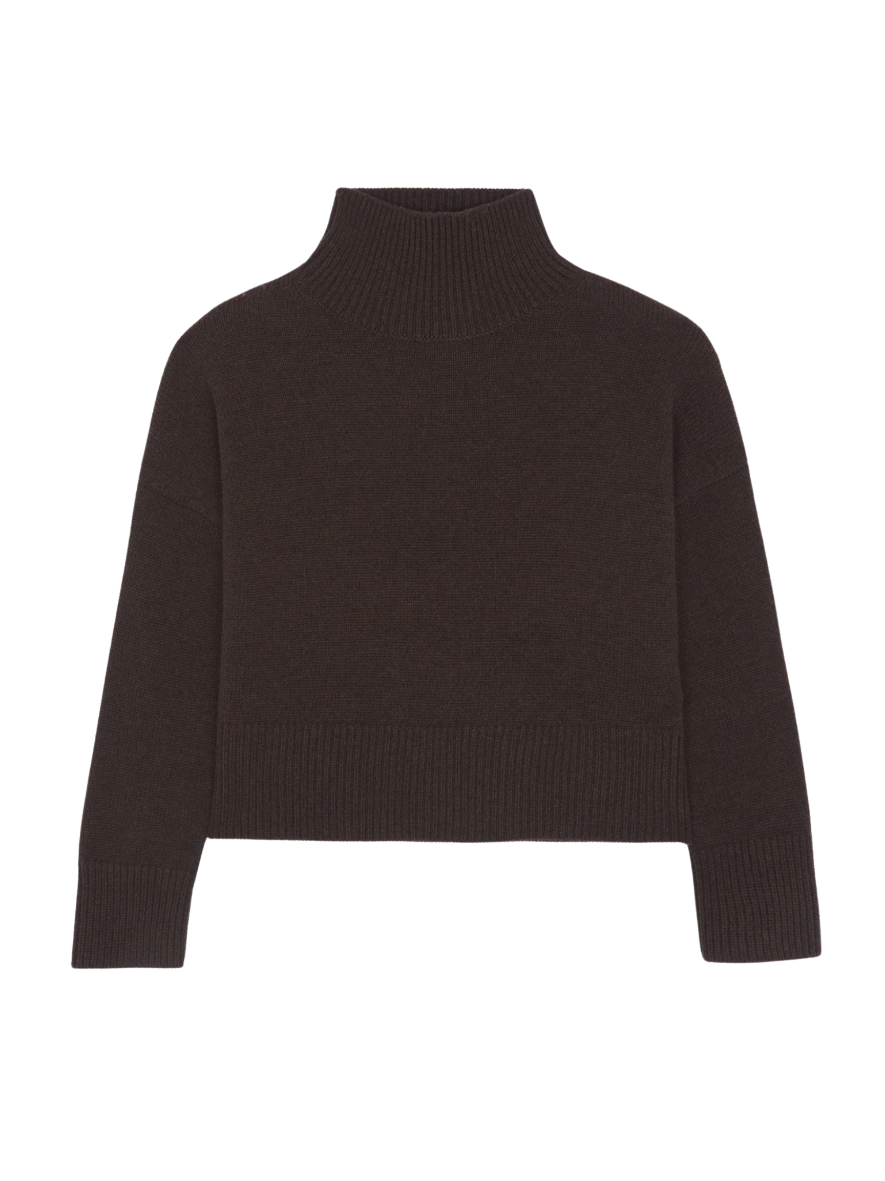 Ulla Crop Sweater - Espresso