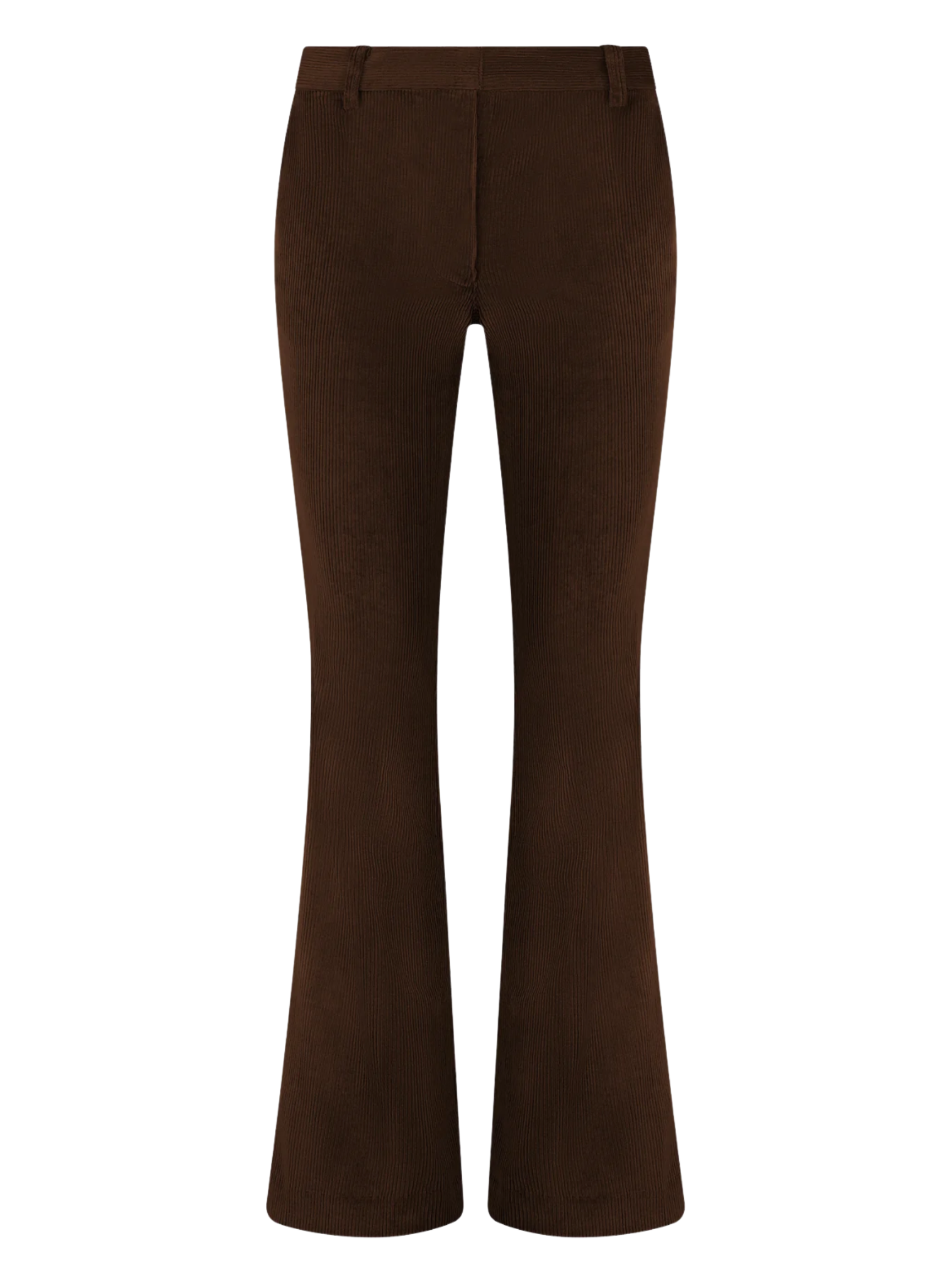 Corduroy Trousers Micro Flare - Americano