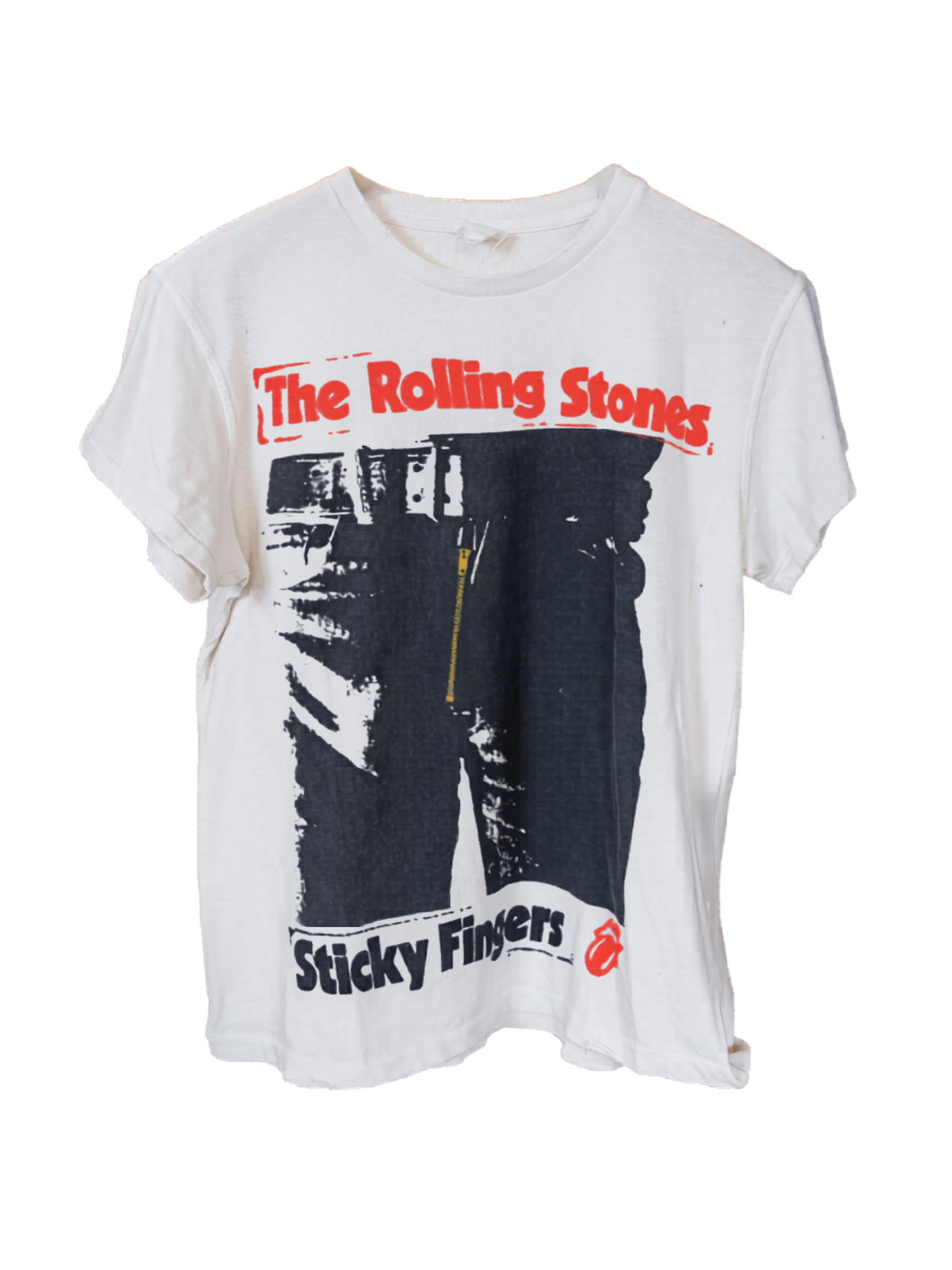 Rolling Stones Sticky Fingers - Vintage White