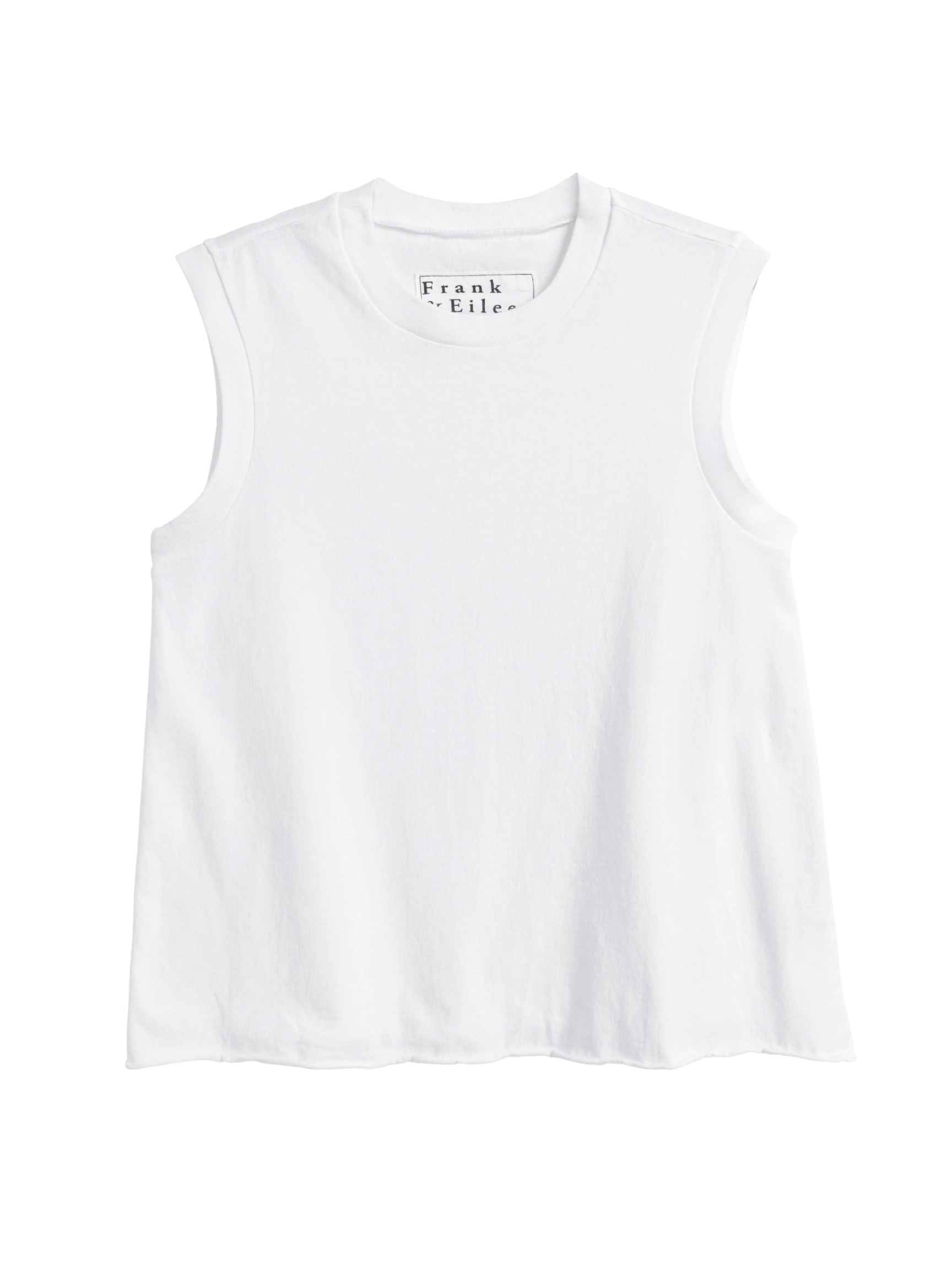Finn Sleeveless Tank - White
