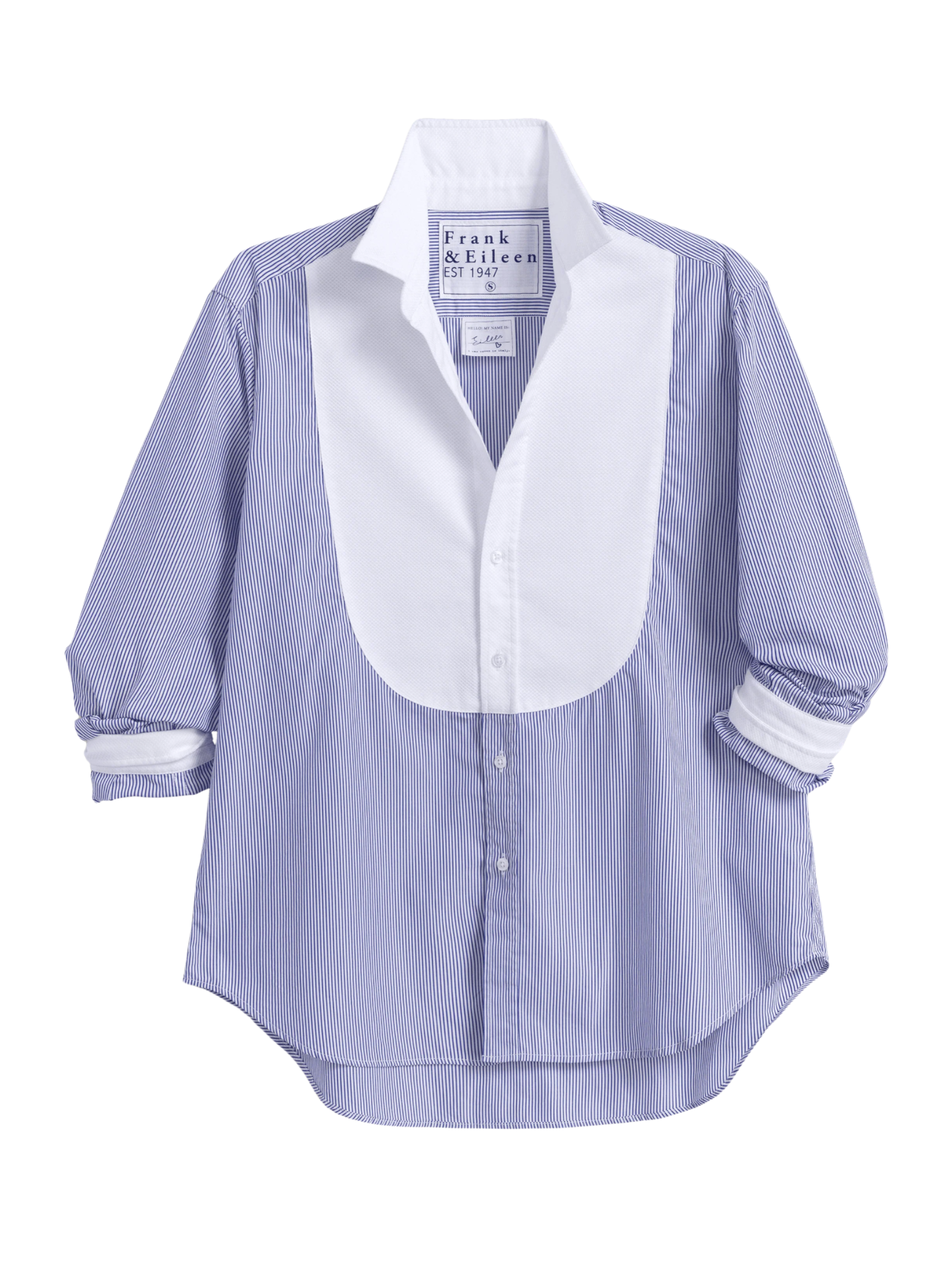 Eileen Tux - Blue White Stripe
