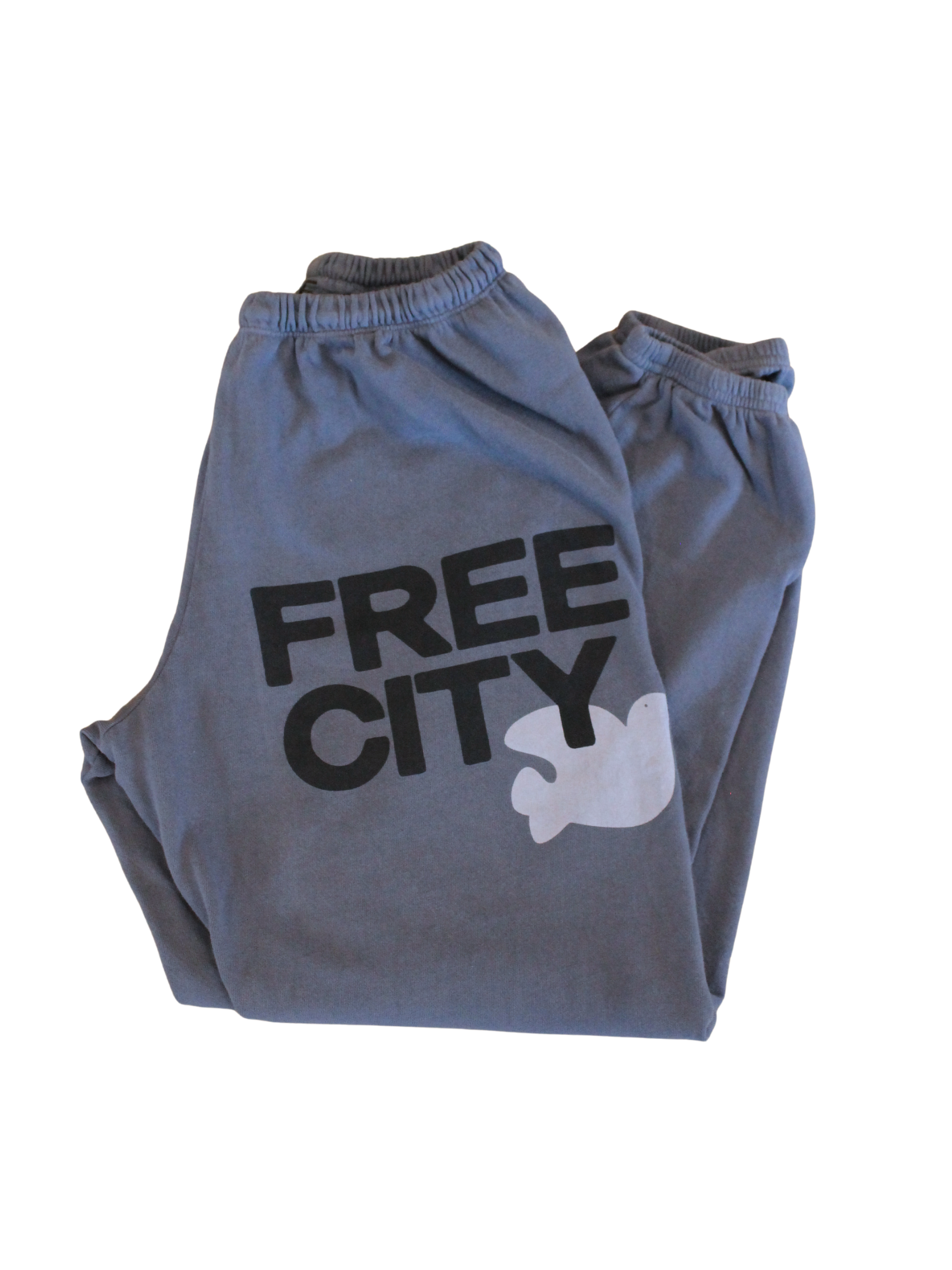 FreeCity Large Sweatpant - Blue Wash