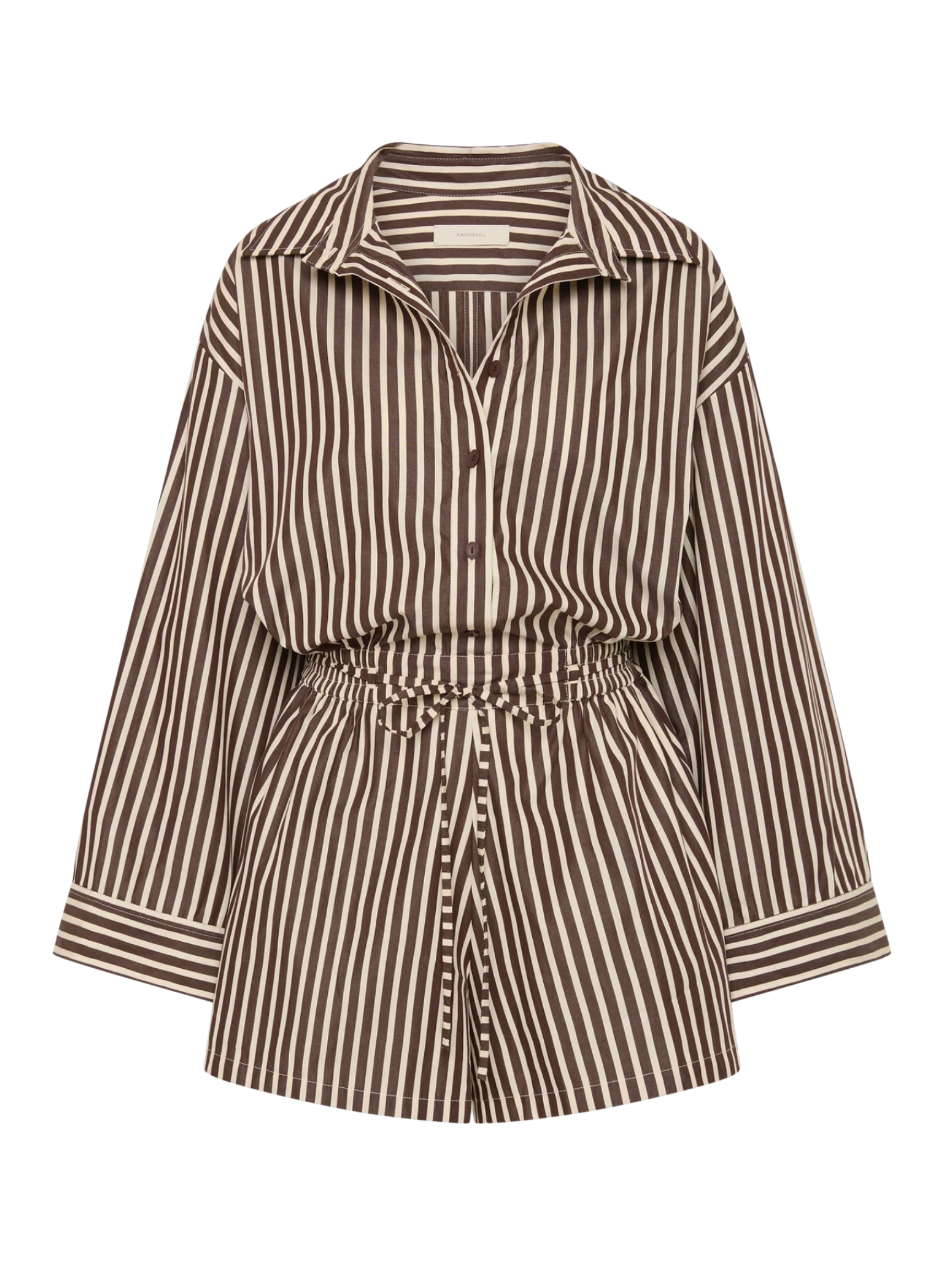 Belas Playsuit - Rita Stripe Port