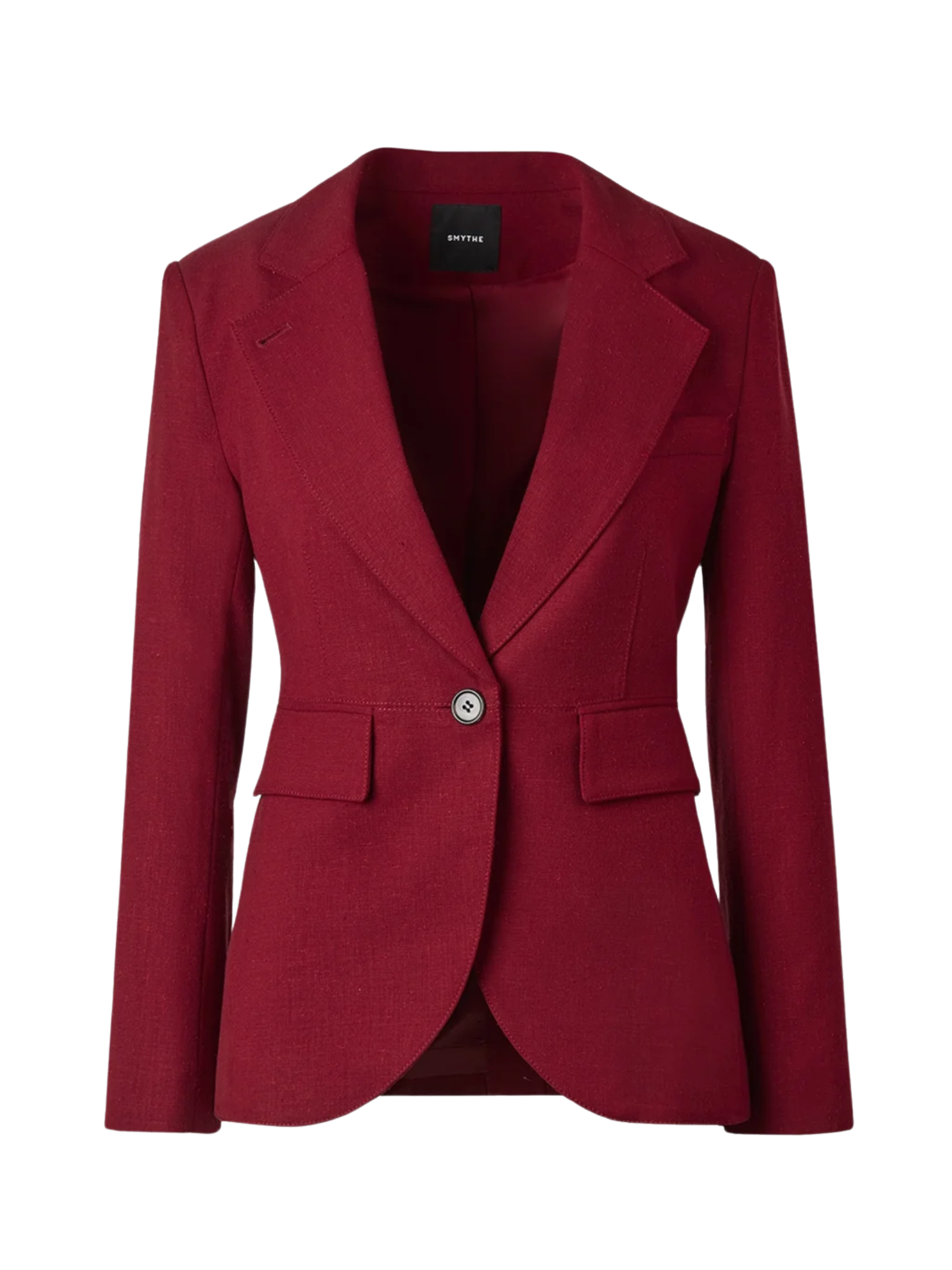 Seamed Blazer - Garnet Fleck