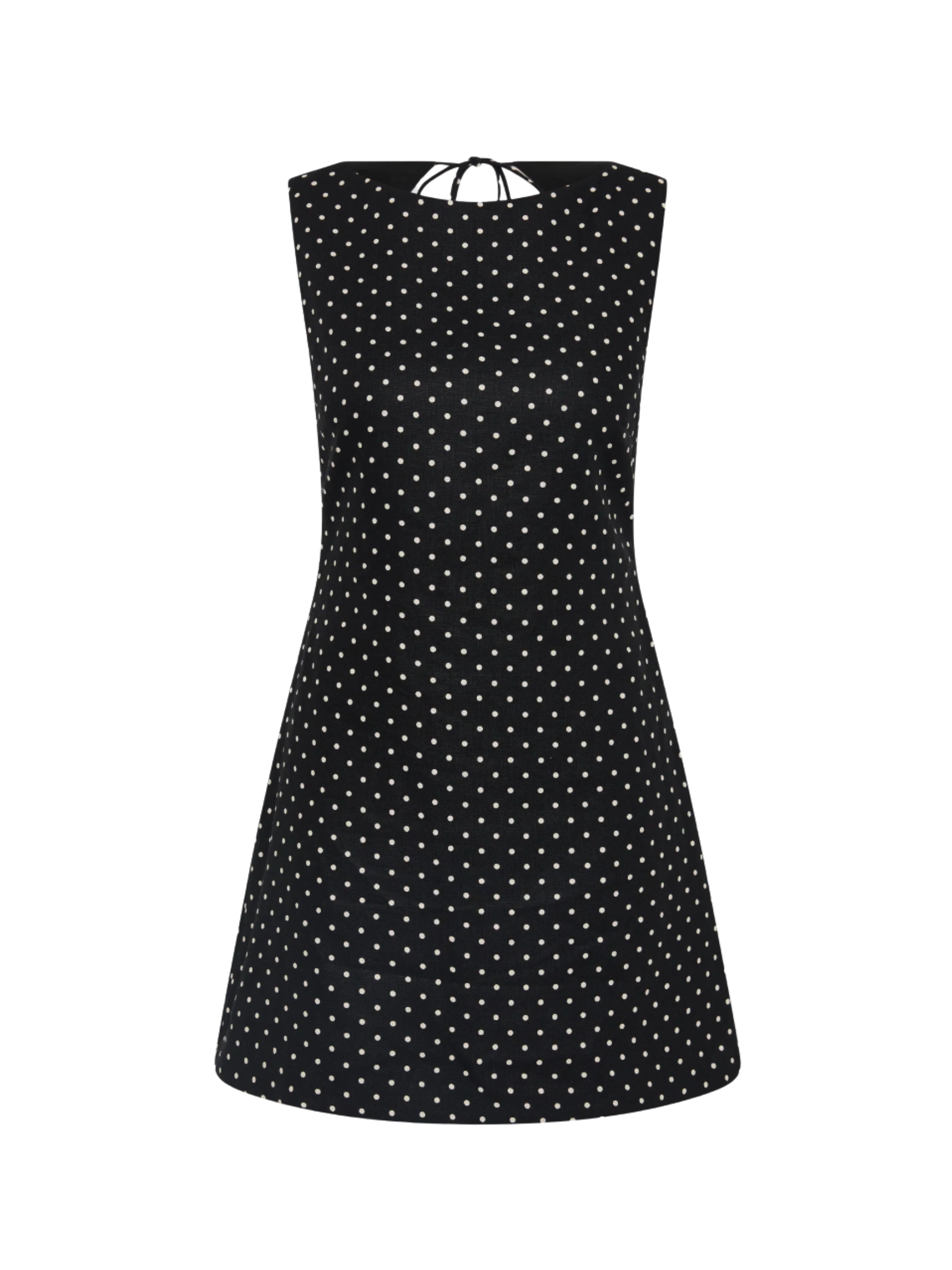 Jacie Mini Dress - Lola Polka Dot Black/Cream