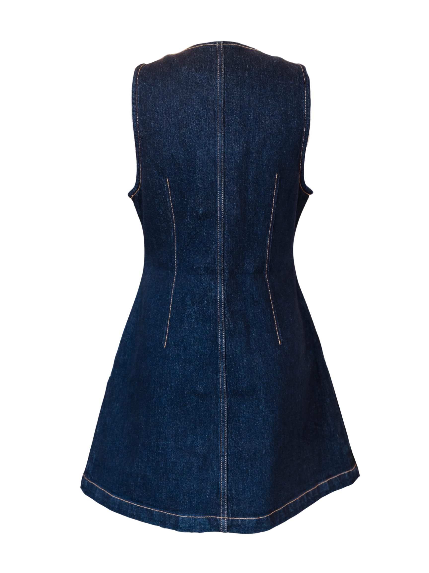 Hanna Denim Dress - Indigo Blue