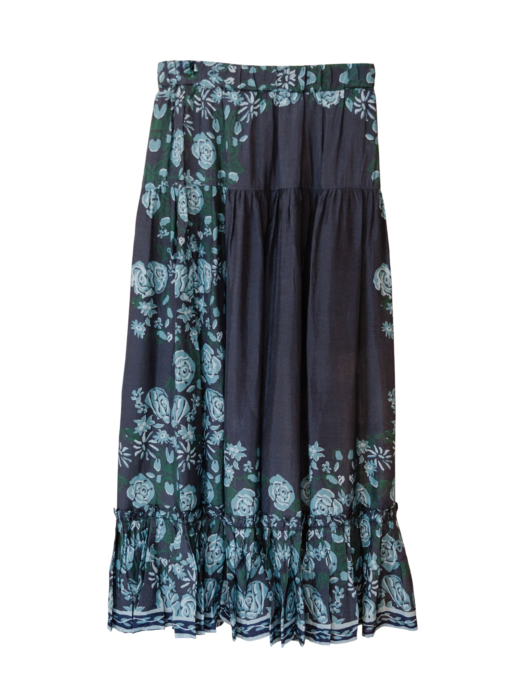 Tulla Print Midi Skirt- Multi