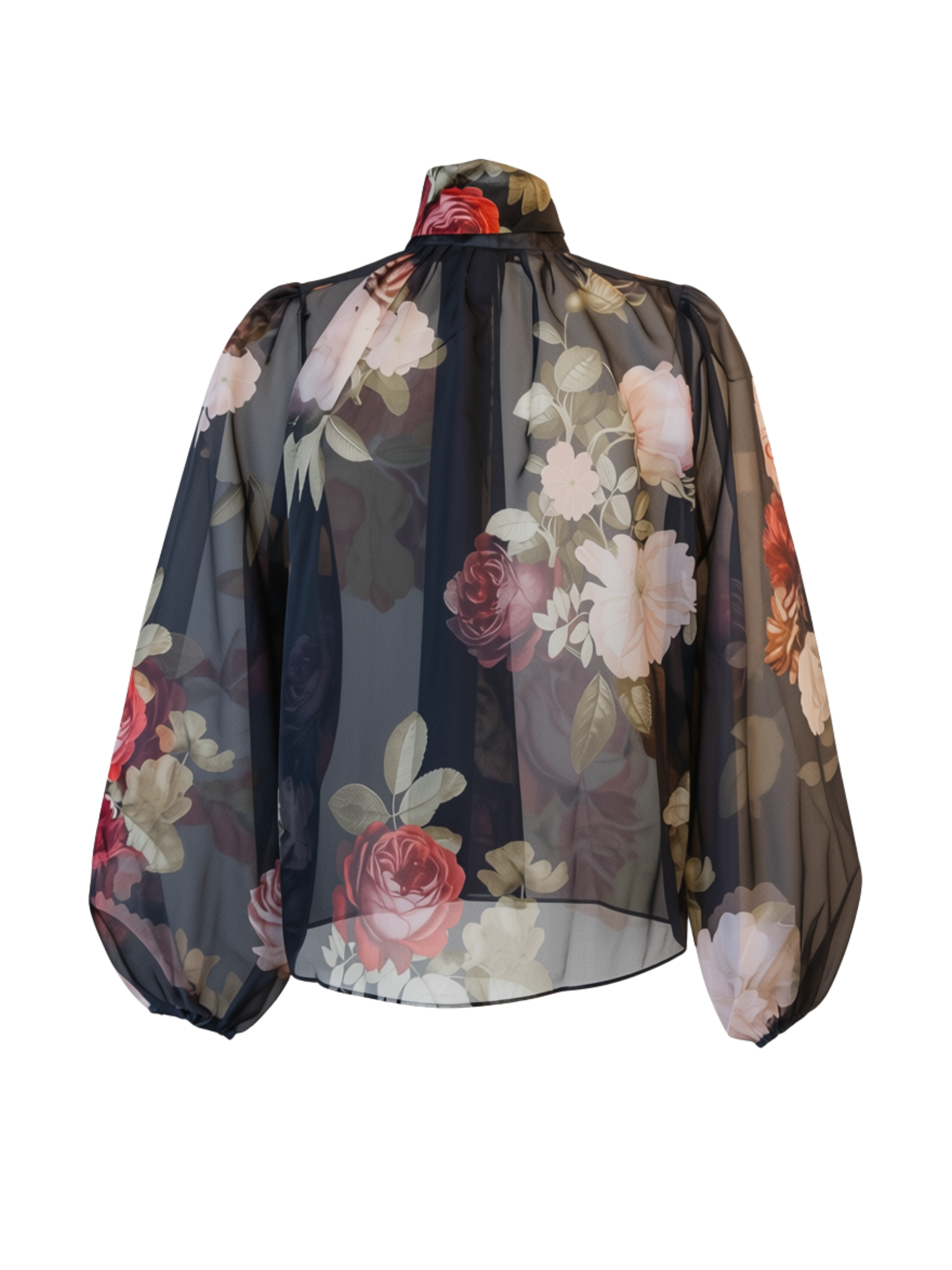 Peregrine Blouse - Noir Rose