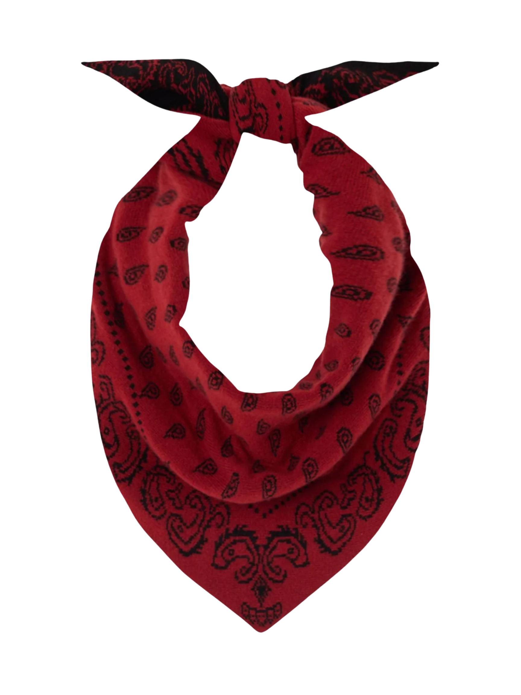 The Wild Rag - Carmine/Black