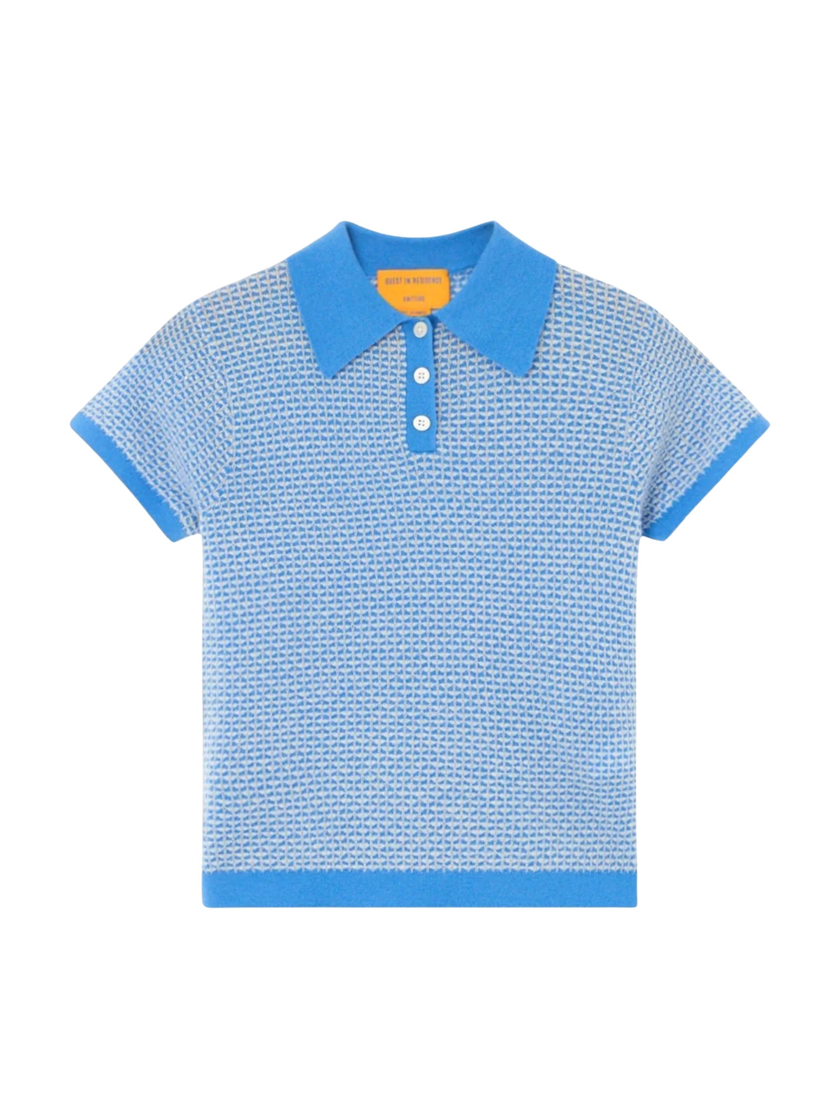 Pique Shrunken Polo - Sail Combo