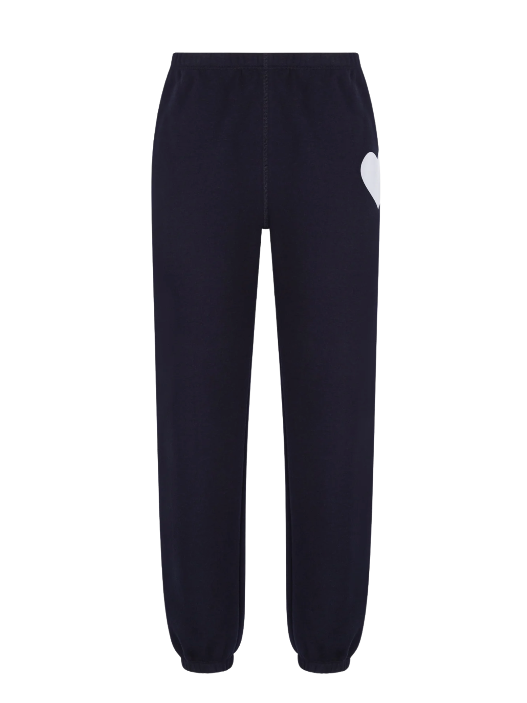 Heart Sweatpants - Navy/White