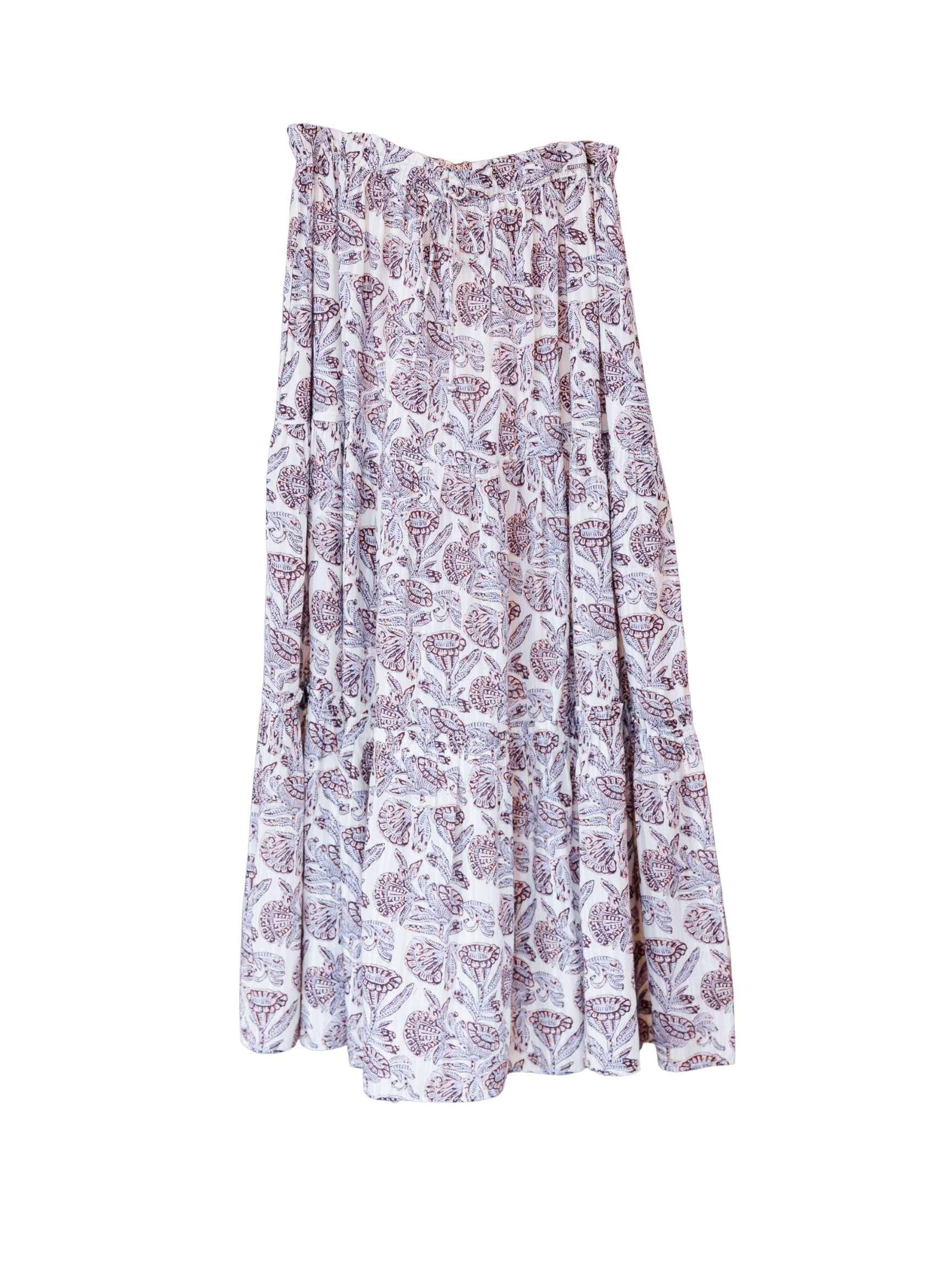 Nessa Cotton Midi Skirt - Meadow