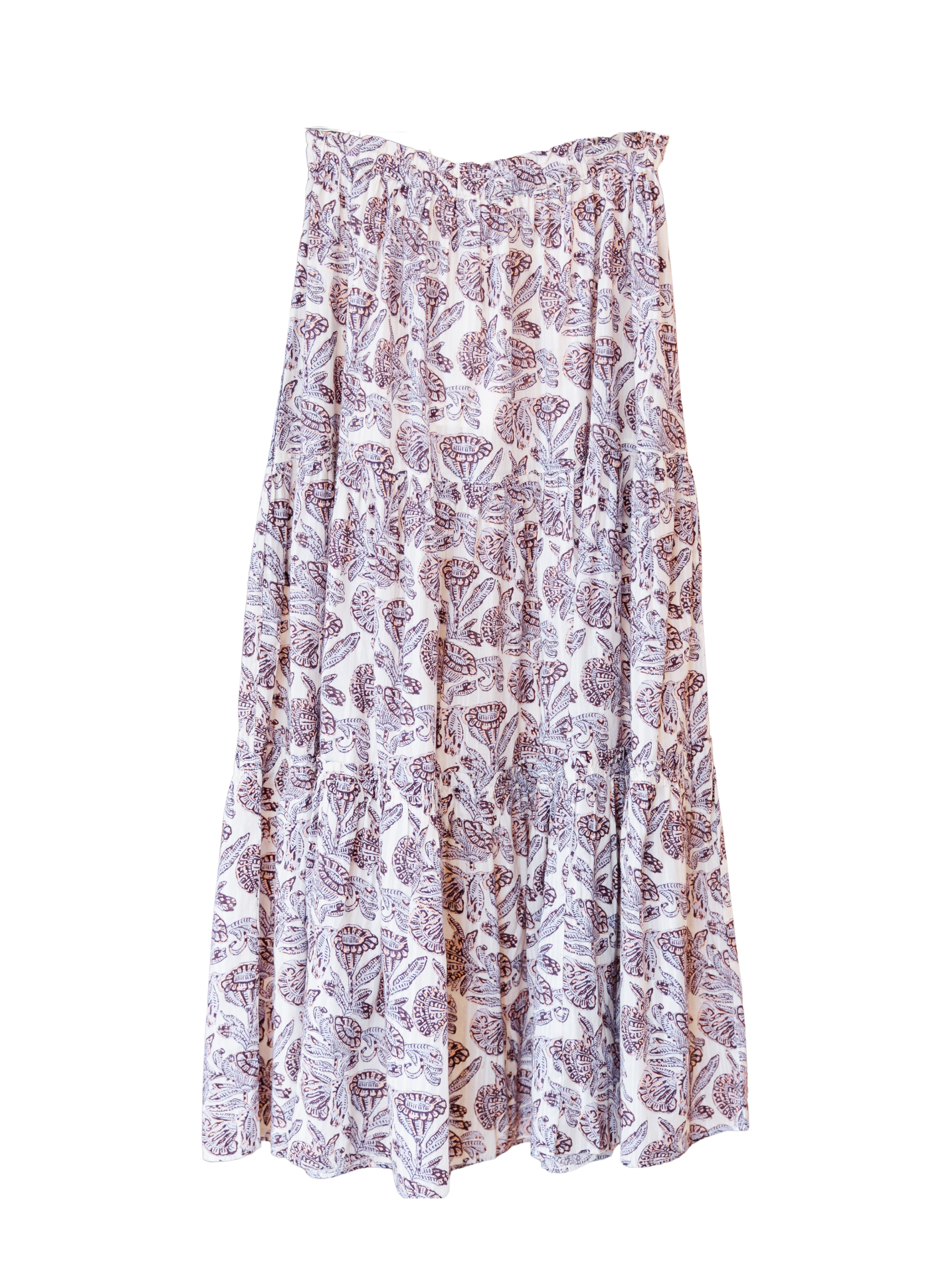 Nessa Cotton Midi Skirt - Meadow