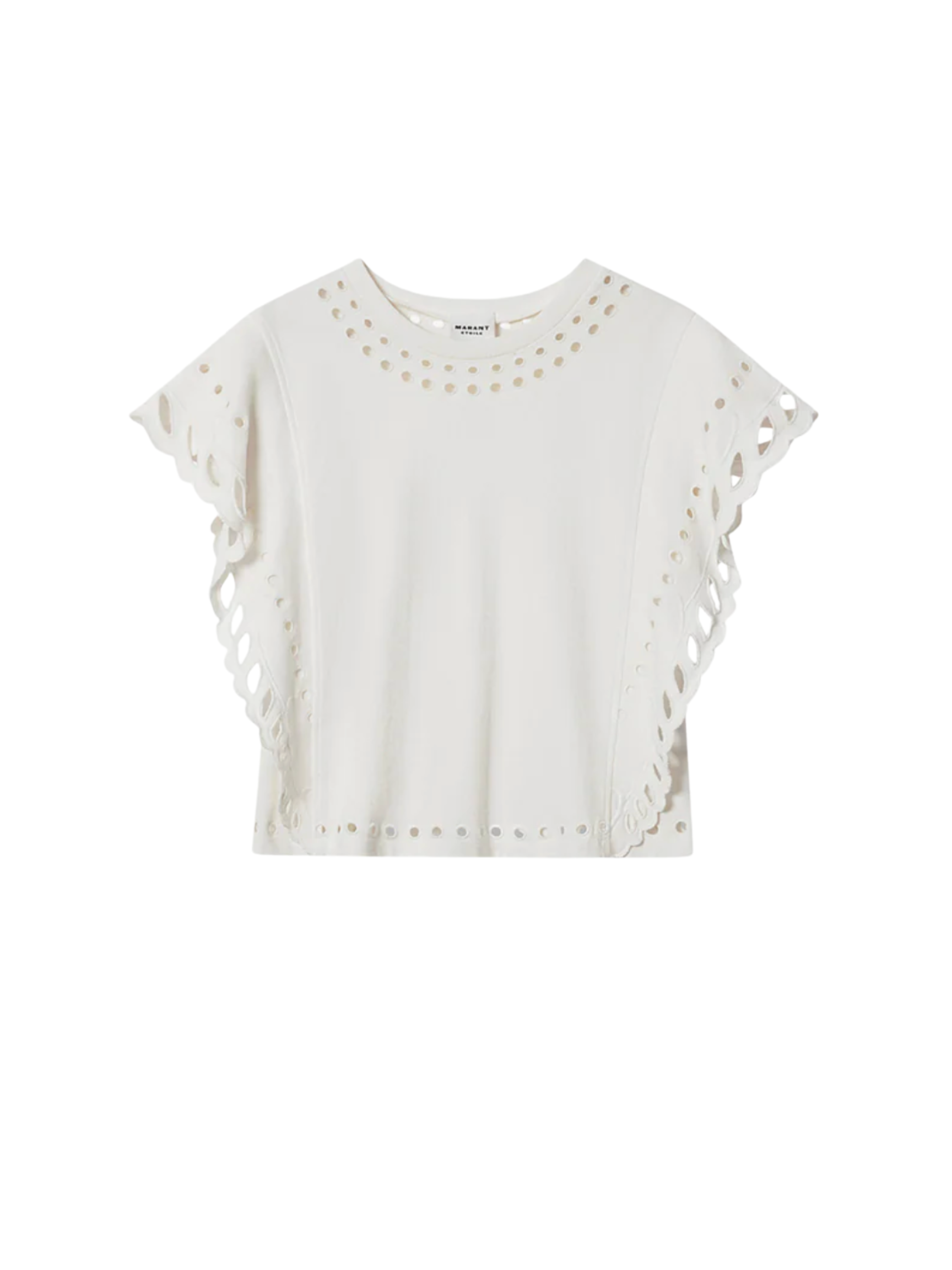 Odyle Broderie Top - Ecru