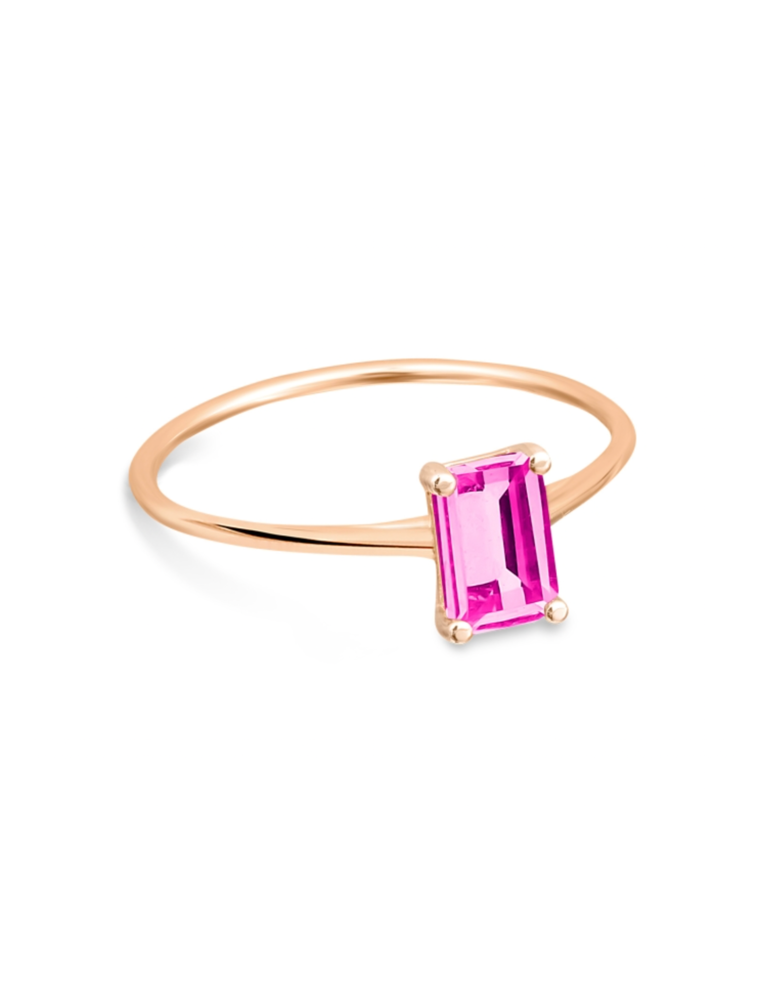 Mini Cocktail Pink Topaz Ring