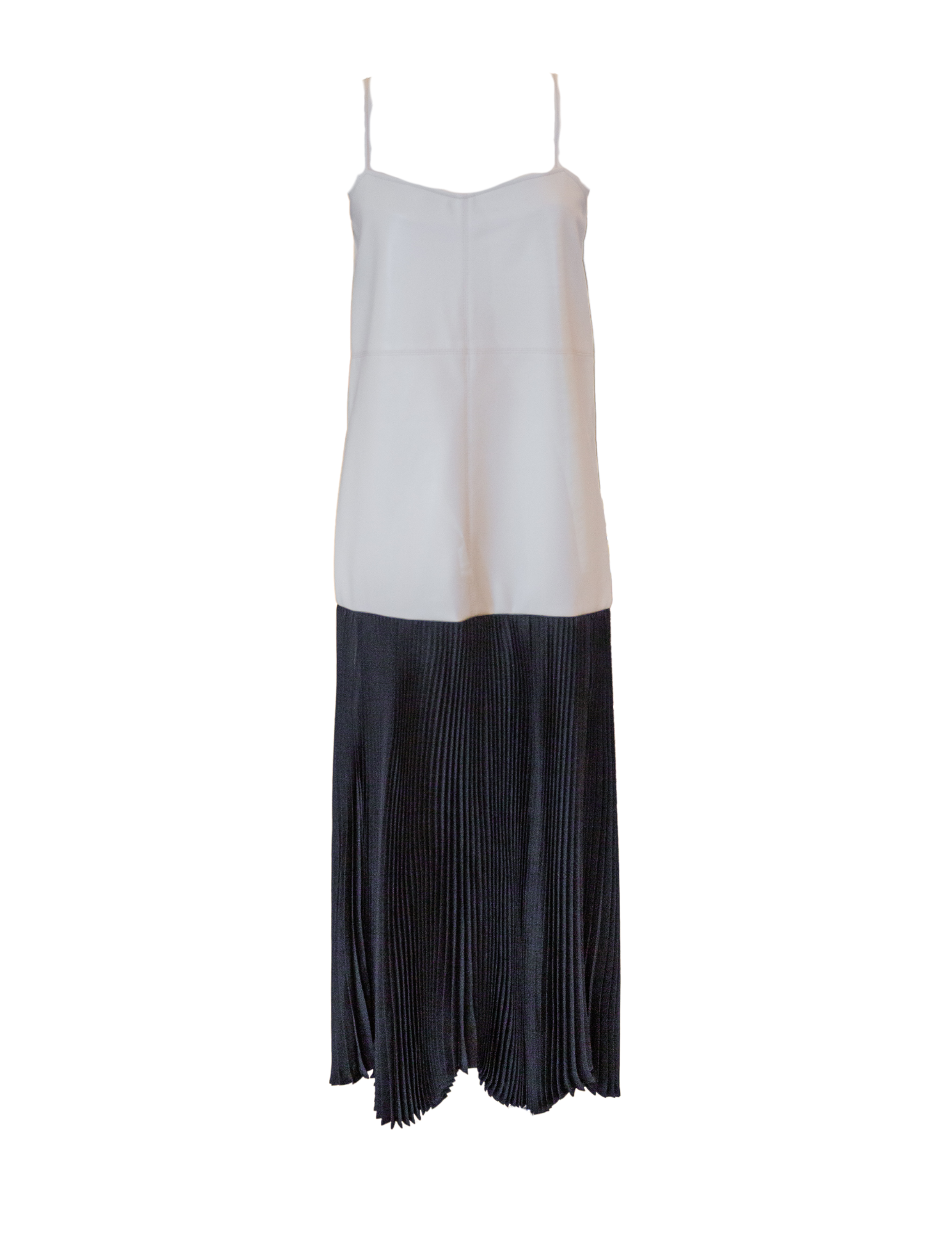 Piatta Midi Dress - Off White/Black