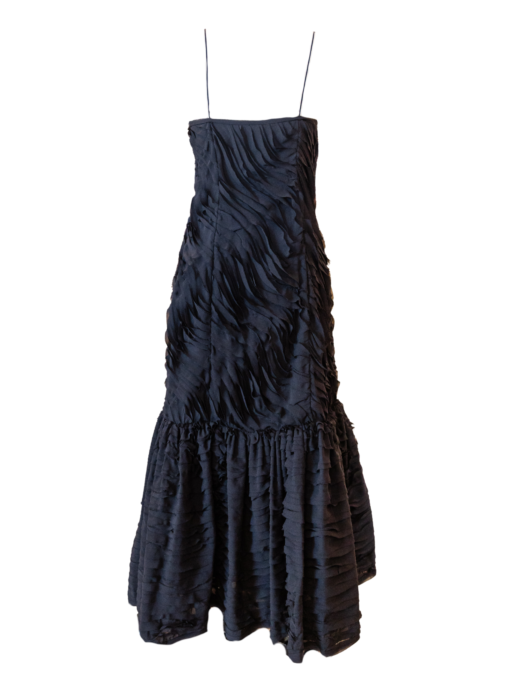 Augustina Cami Long Trumpet Dress - Noir