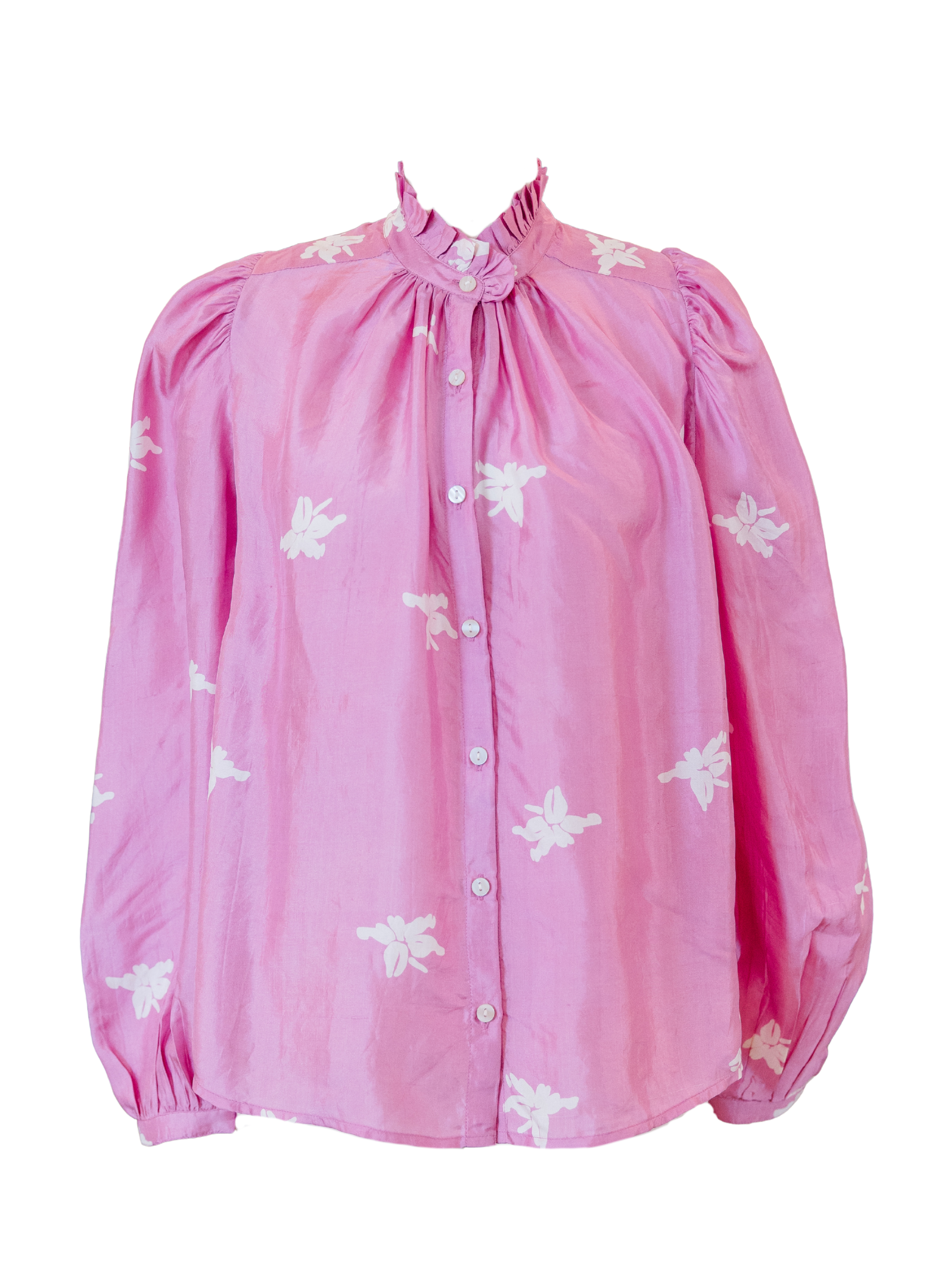 Annabel Pink Jasmine Shirt - Medium Pink
