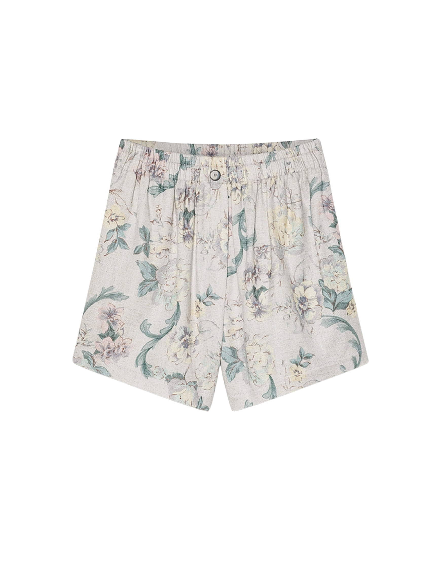"Peonia My Love" Bermuda Shorts - Glicine