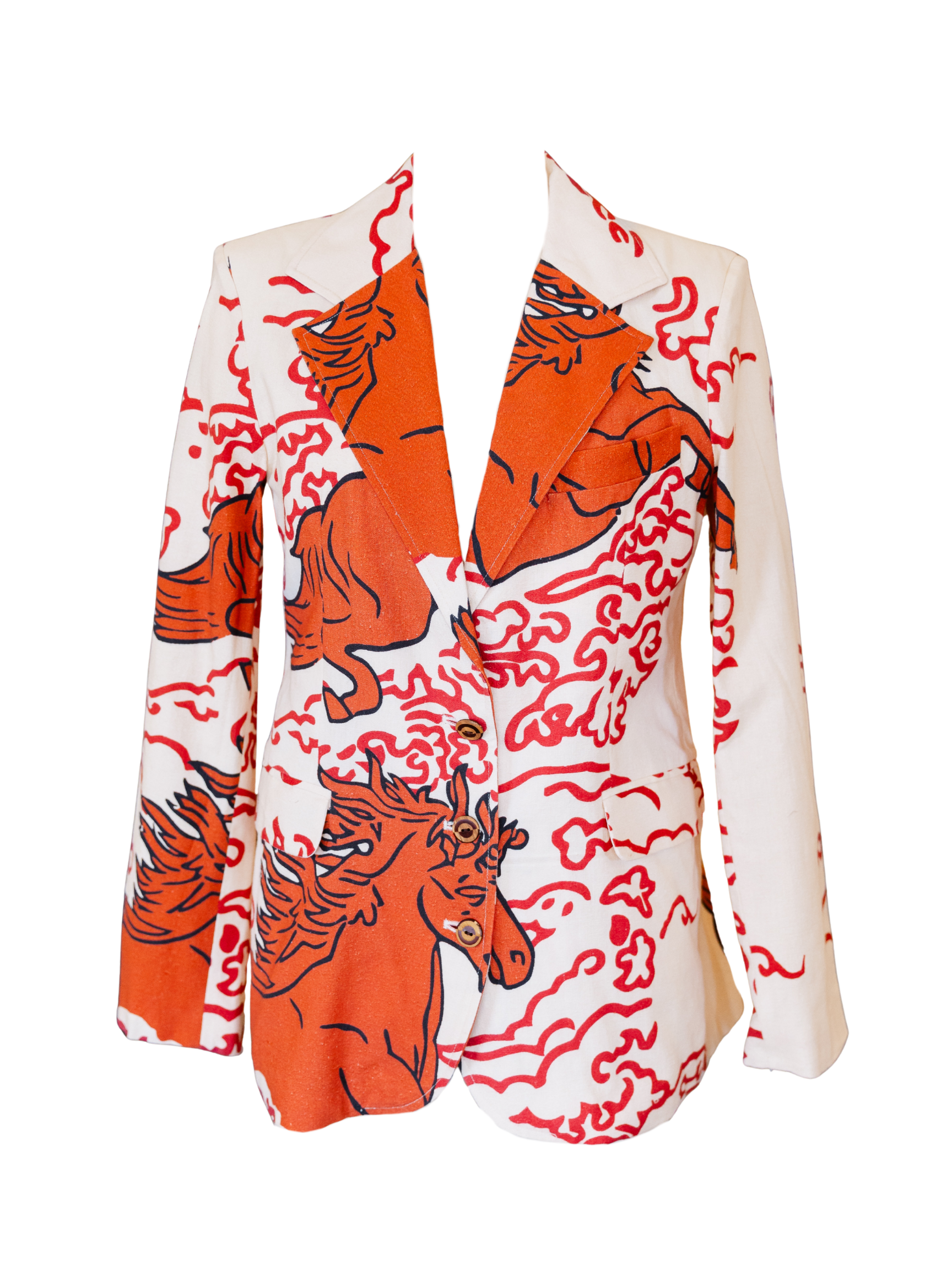 Afternoon Rouge Pegasus Blazer - Off-White