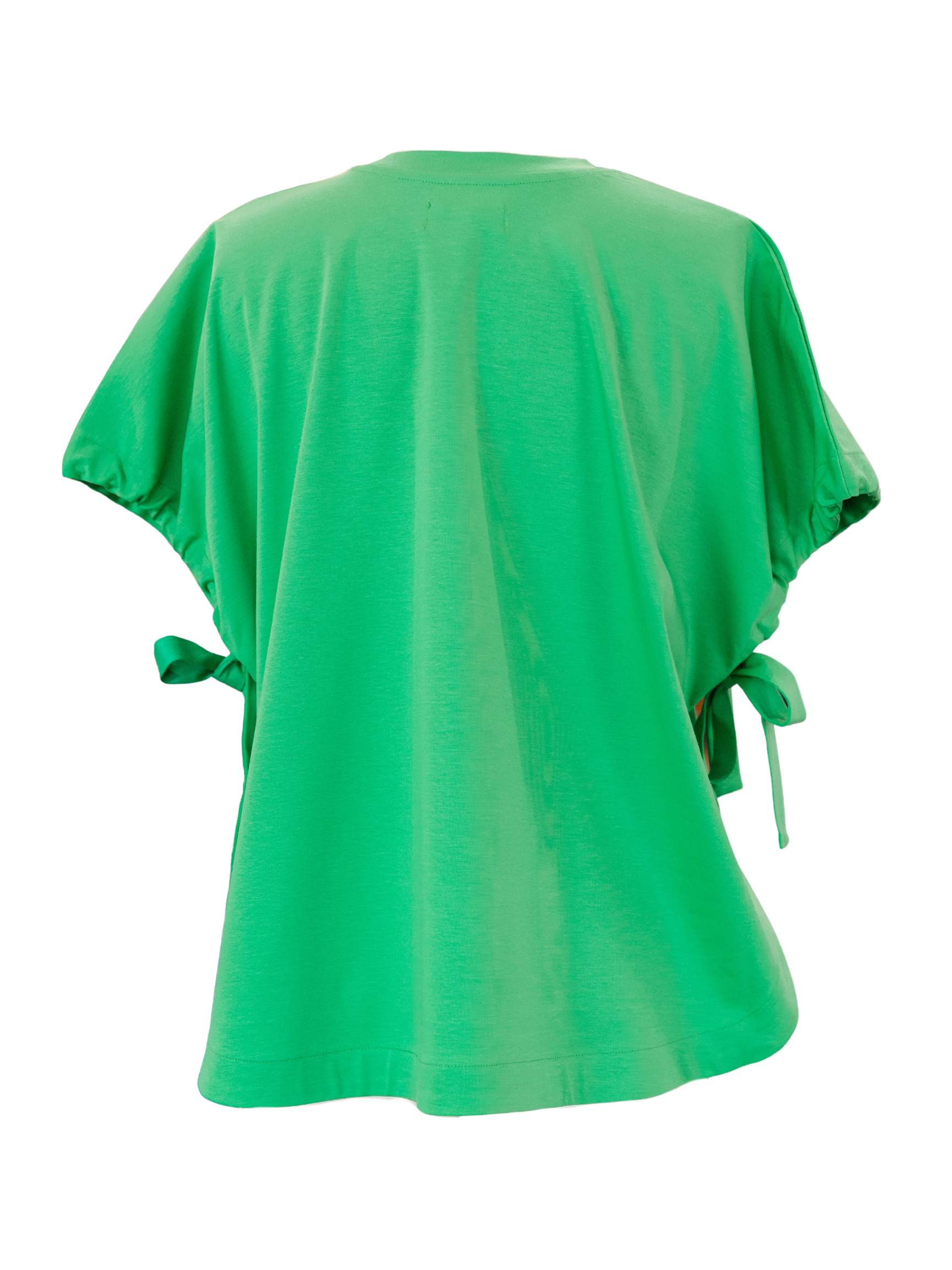 Cinched Sleeve Tee - Green