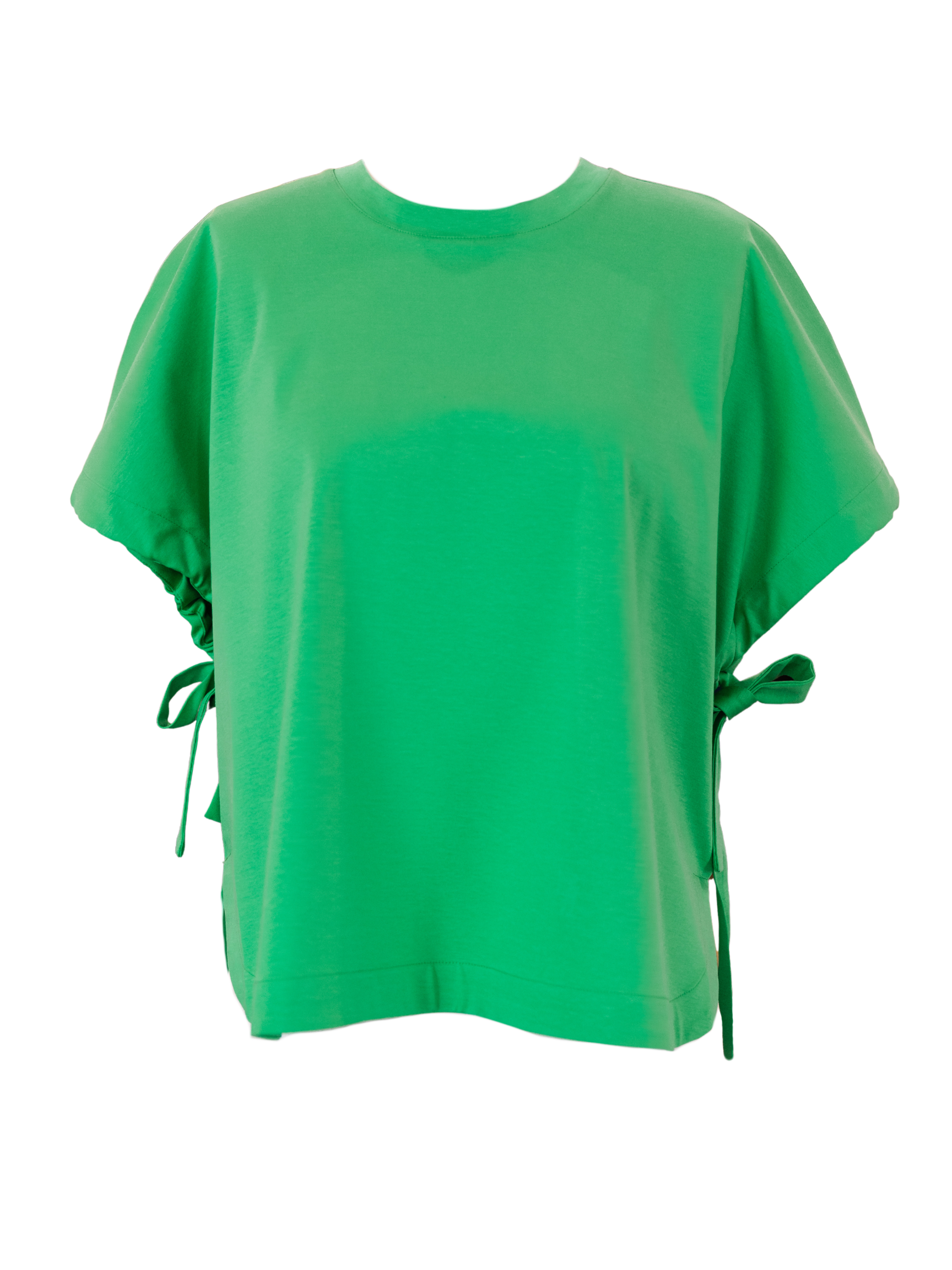 Cinched Sleeve Tee - Green