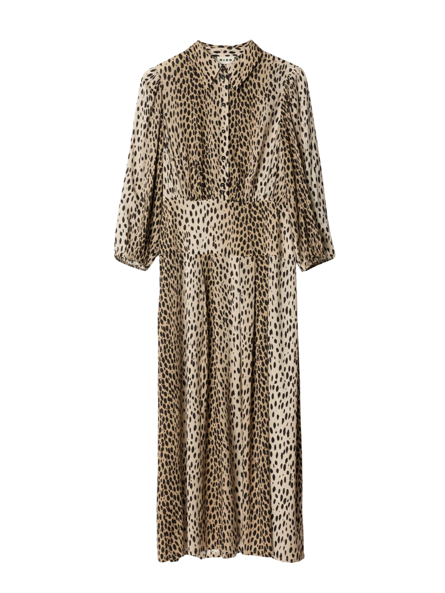 Izzy Dress - Antelope Spot Black