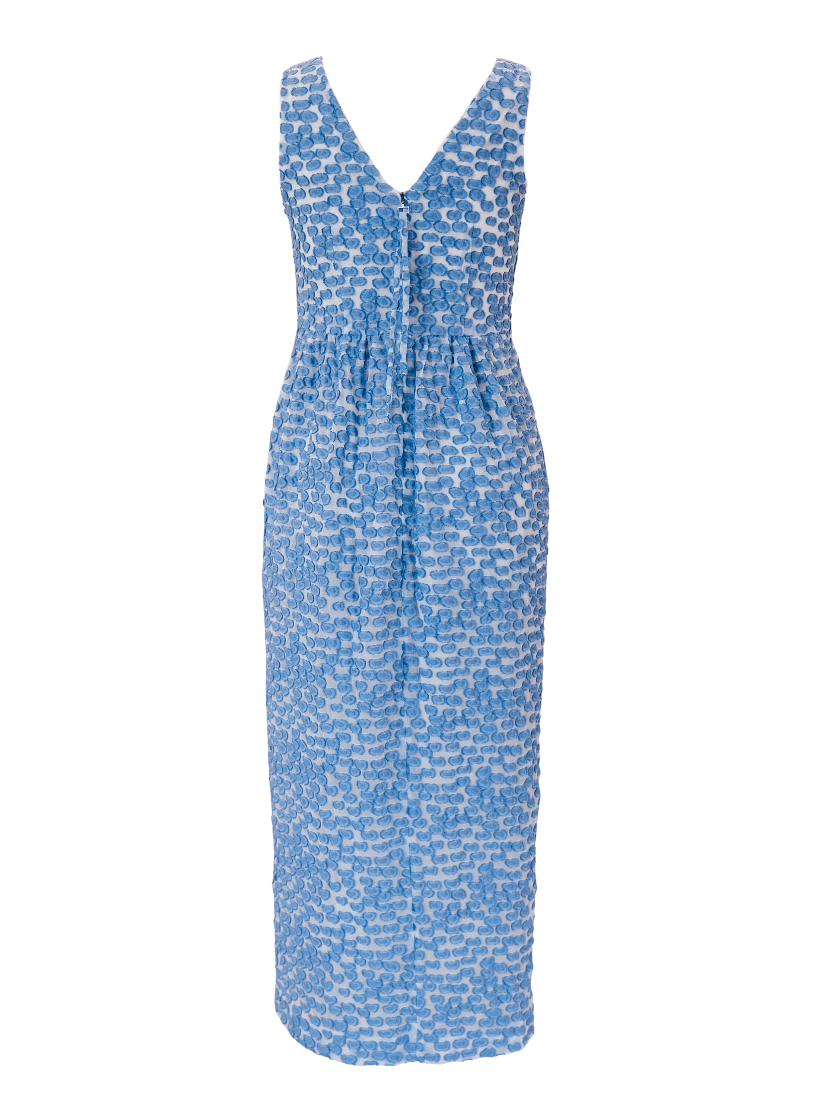 Fil Coupe Dots Dress- Deift Blue