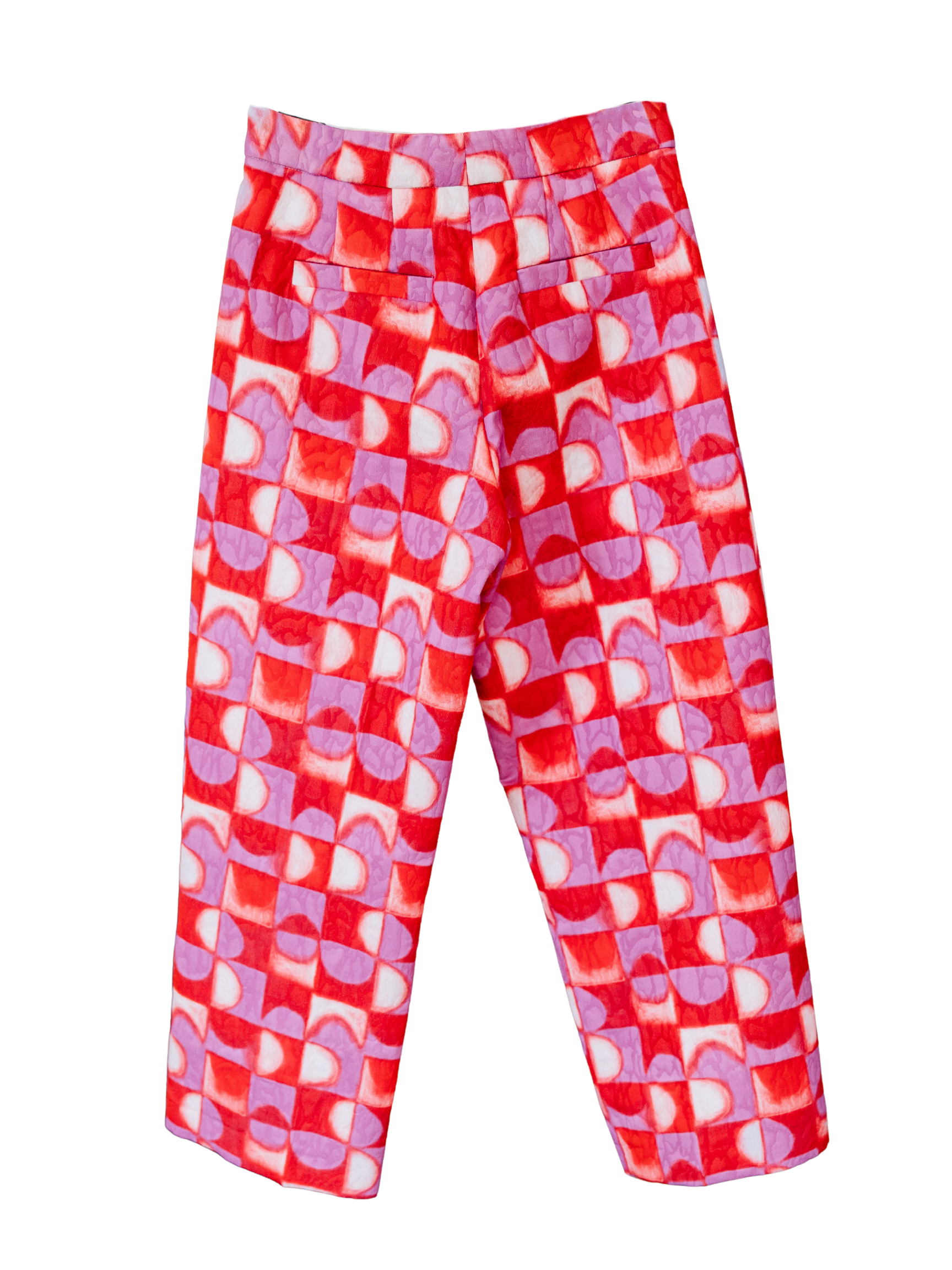 Matelasse Tapestry Pants - Rouge