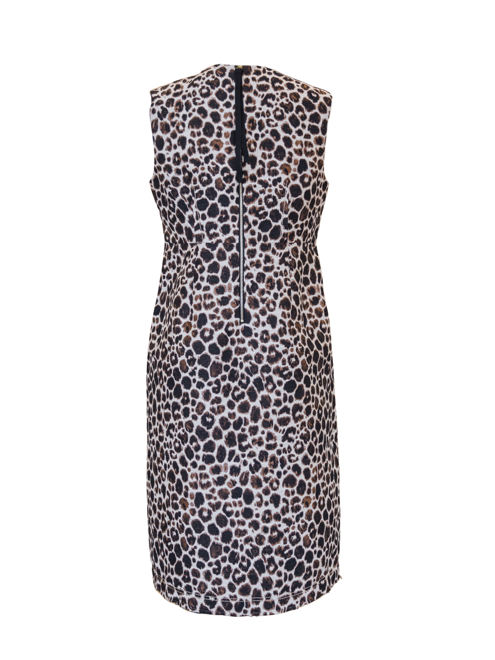 Sleeveless Print Midi Dress - Myrrh