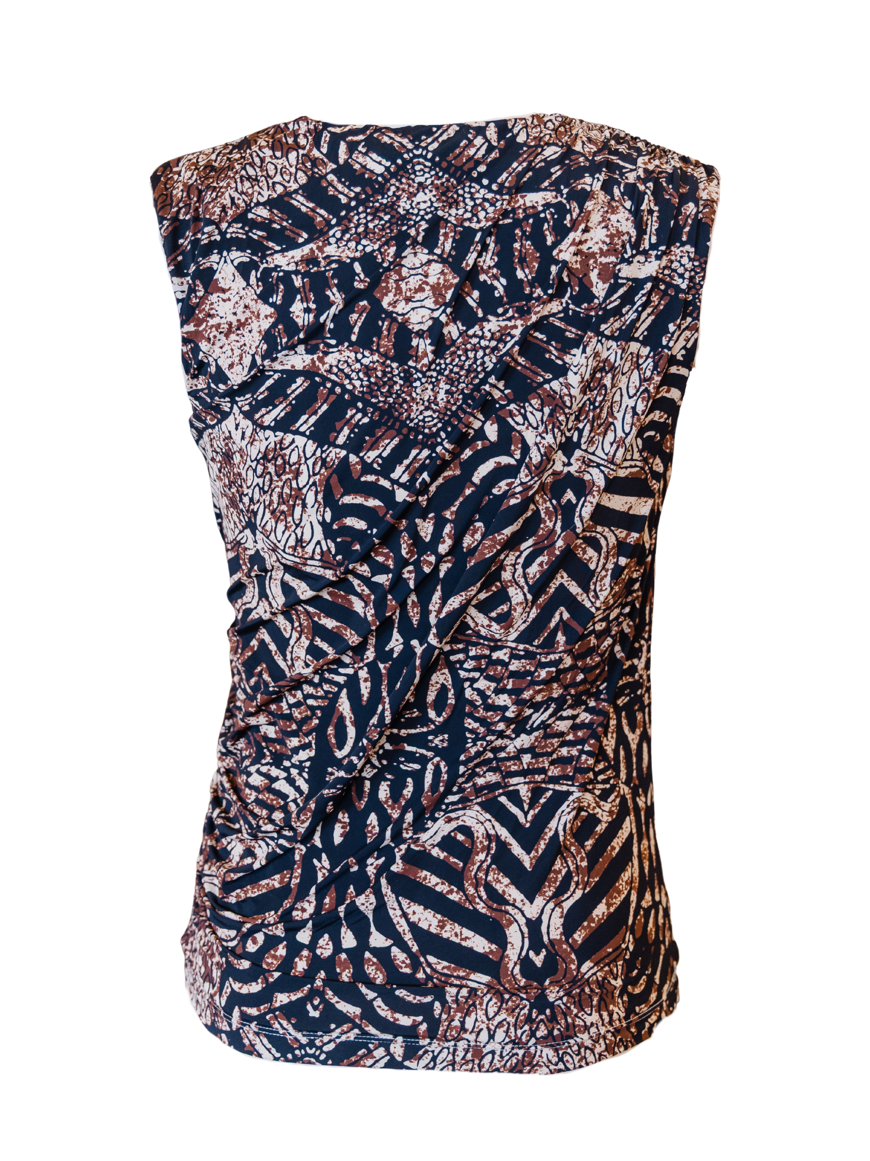 Lincoln Justin Sleeveless Top - Brown