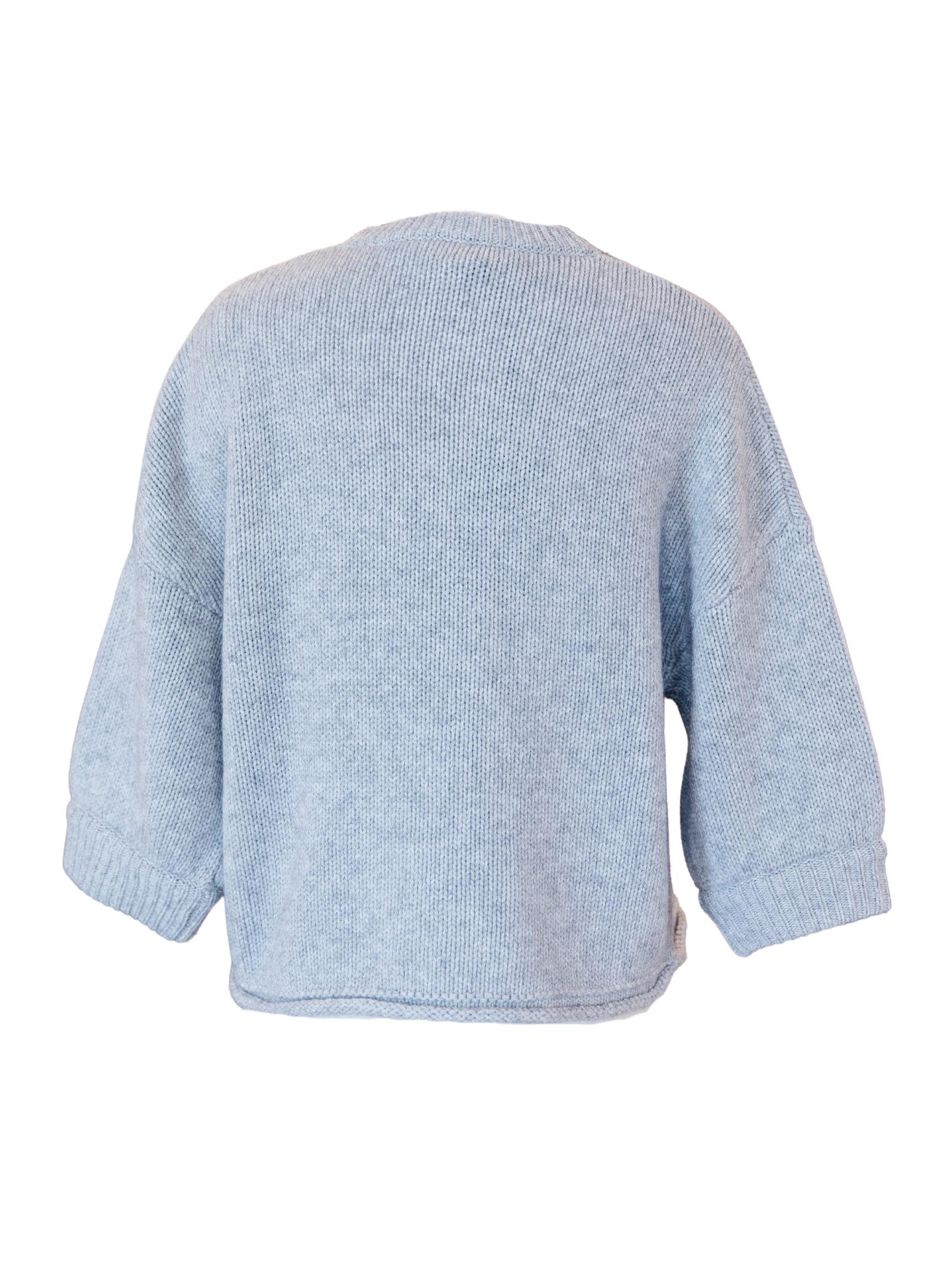 3/4 Sleeve Sweater - Grey