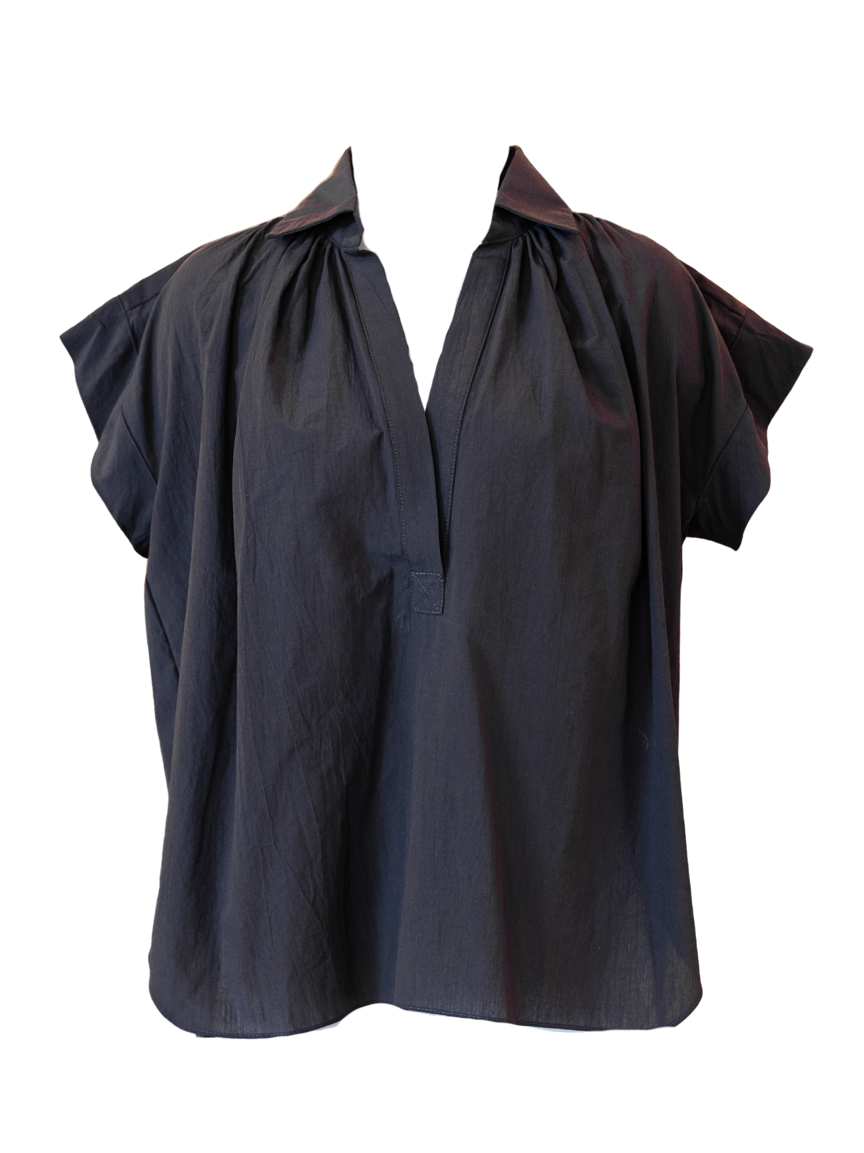 Trinity Top in Brushed Cotton -Chocolate