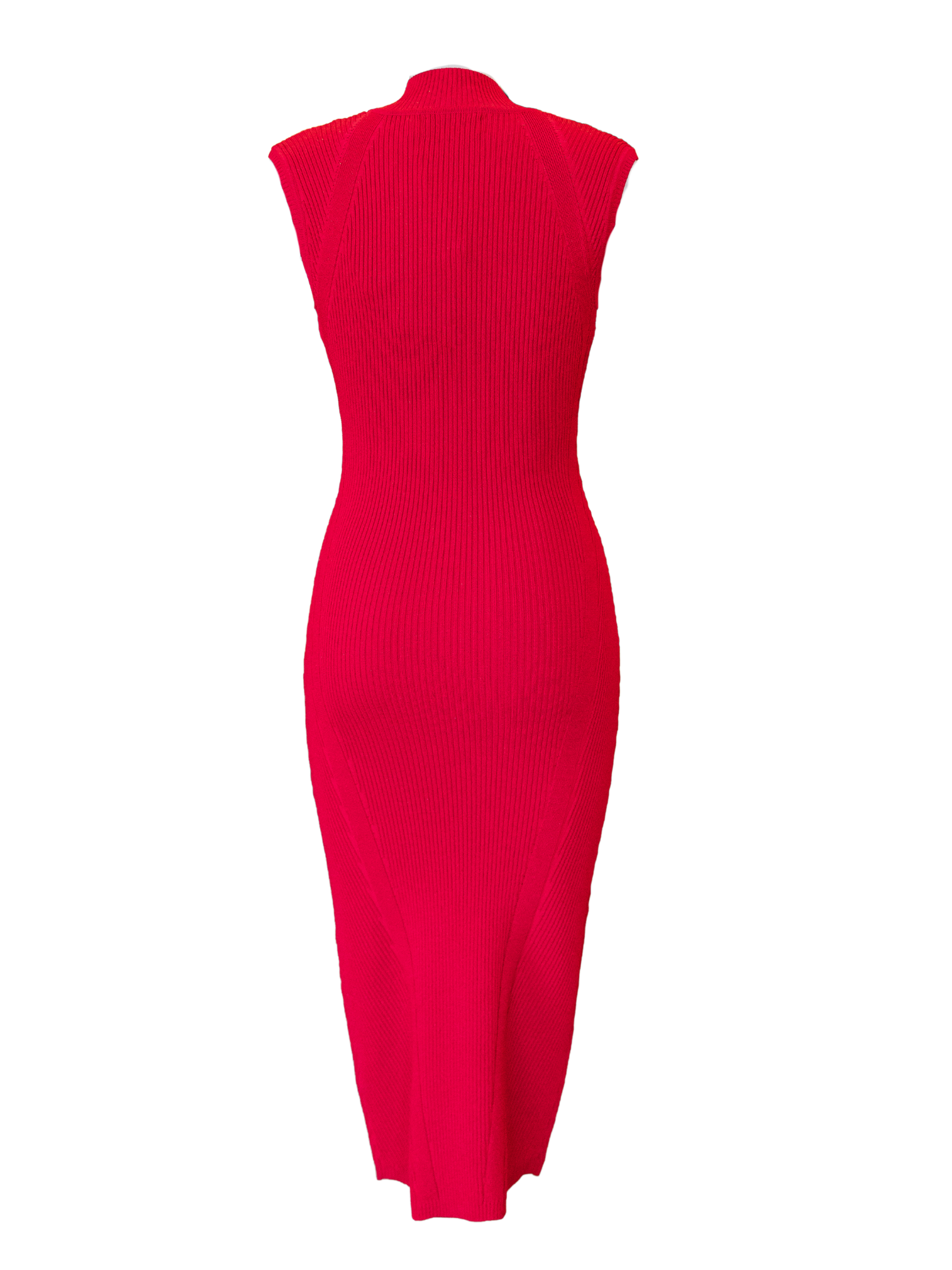 Nunzia Knit Dress - Metallic Fiery Red