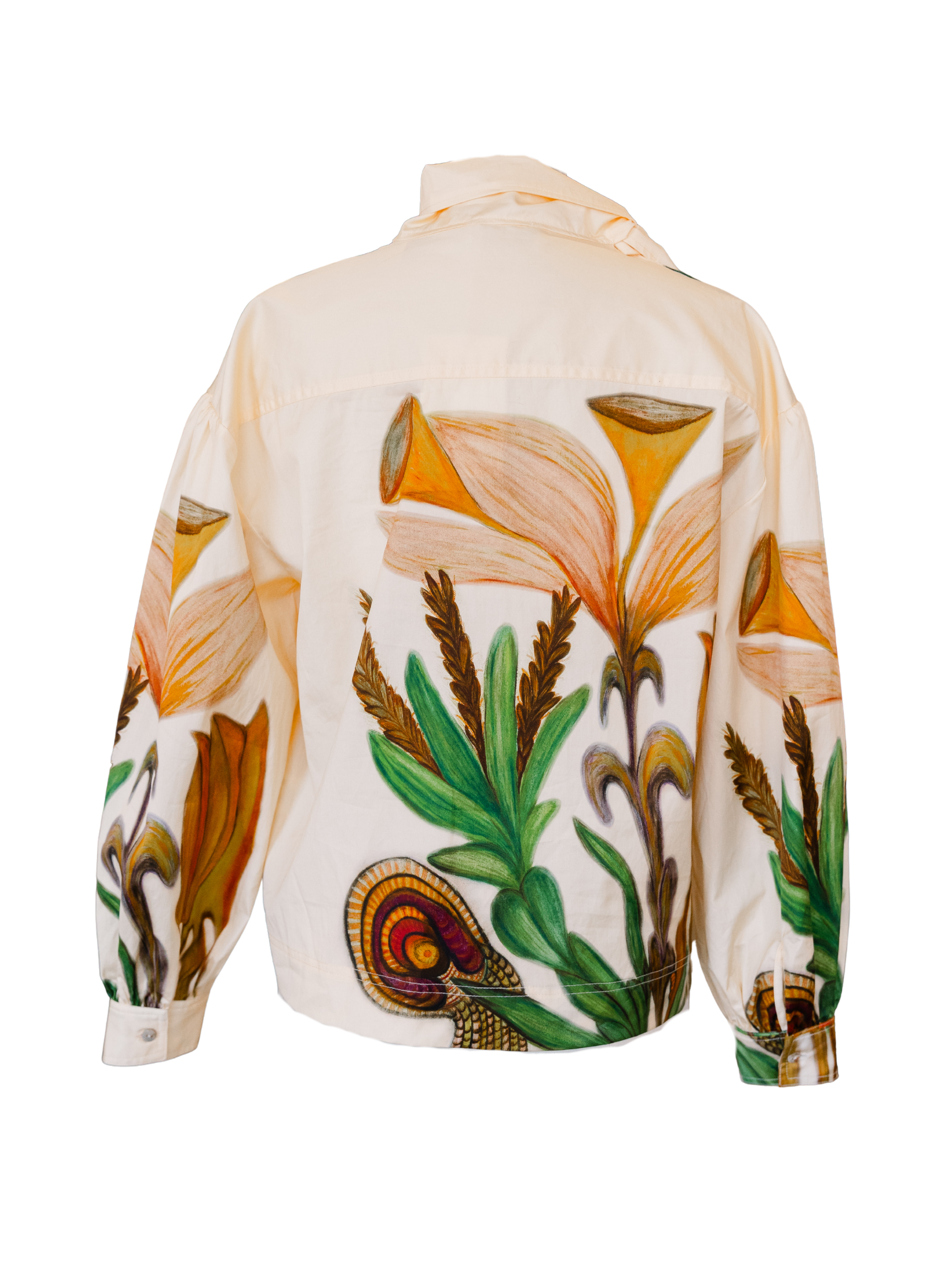 Pastel LS Tie Neck Blouse - Inner Nature