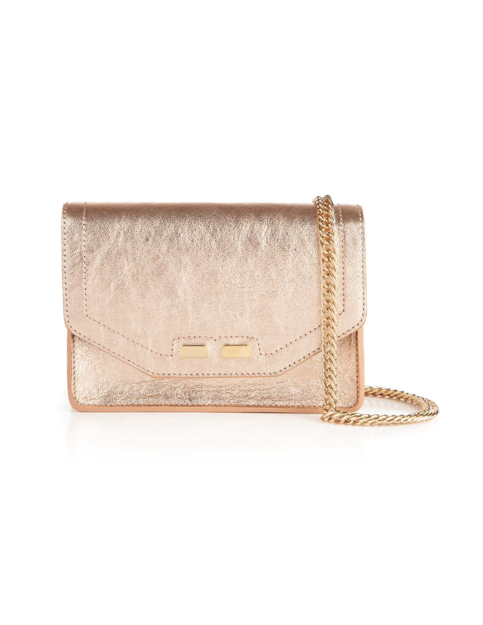 Samuel Stadium Bag - Metallic Rose Gold