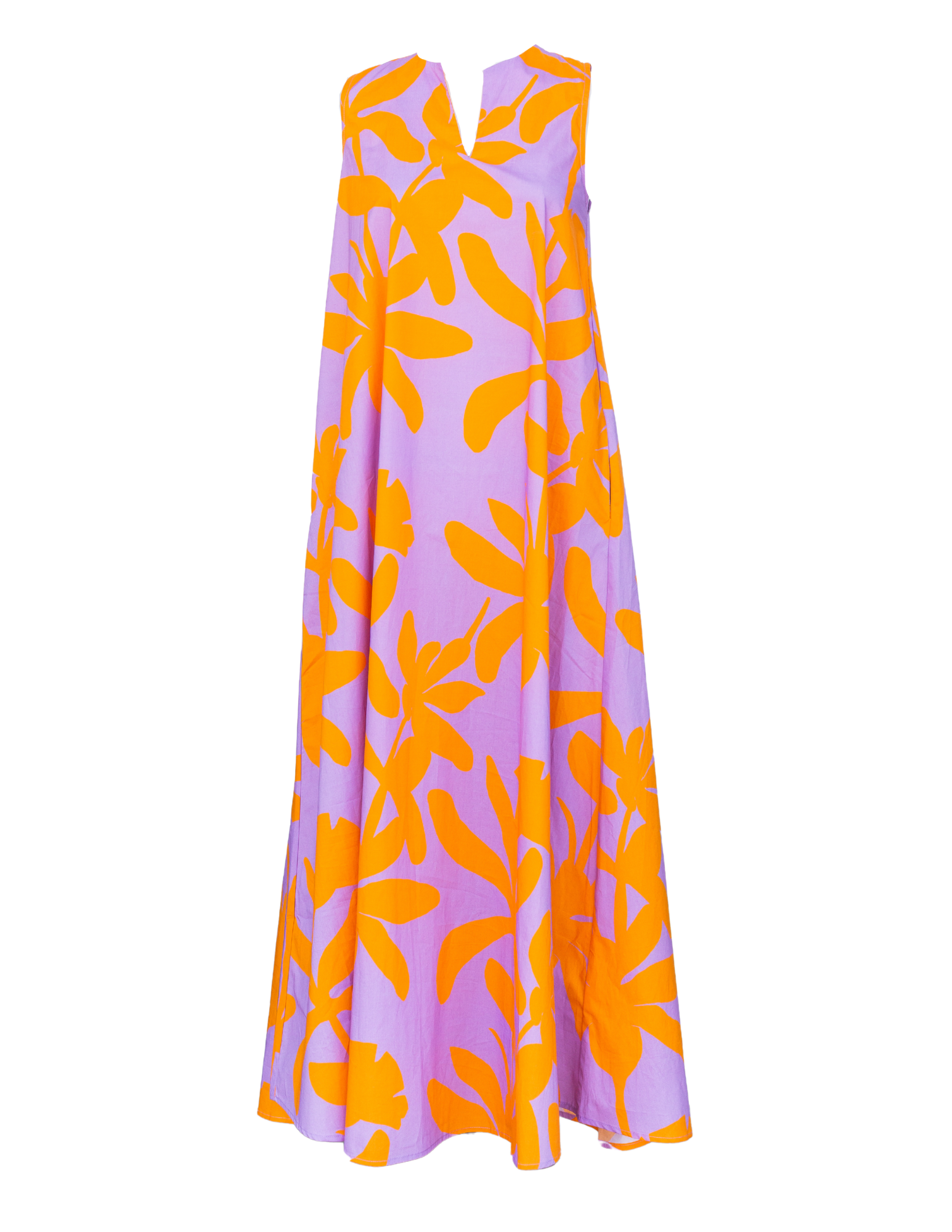 Floral Maxi Dress - Lilac
